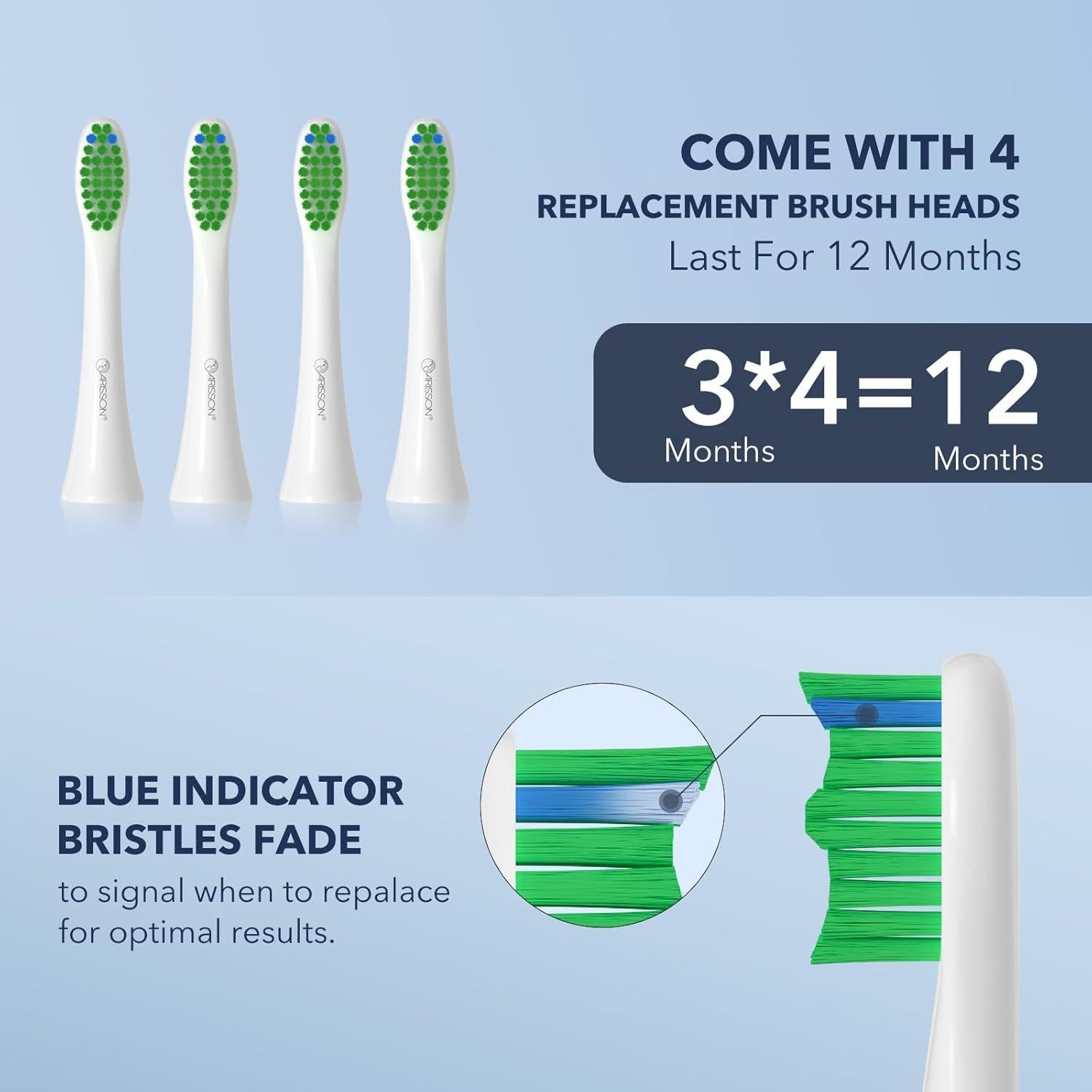 Cepillo de dientes eléctrico ARISSON A3 Sonic 40,000 VPM