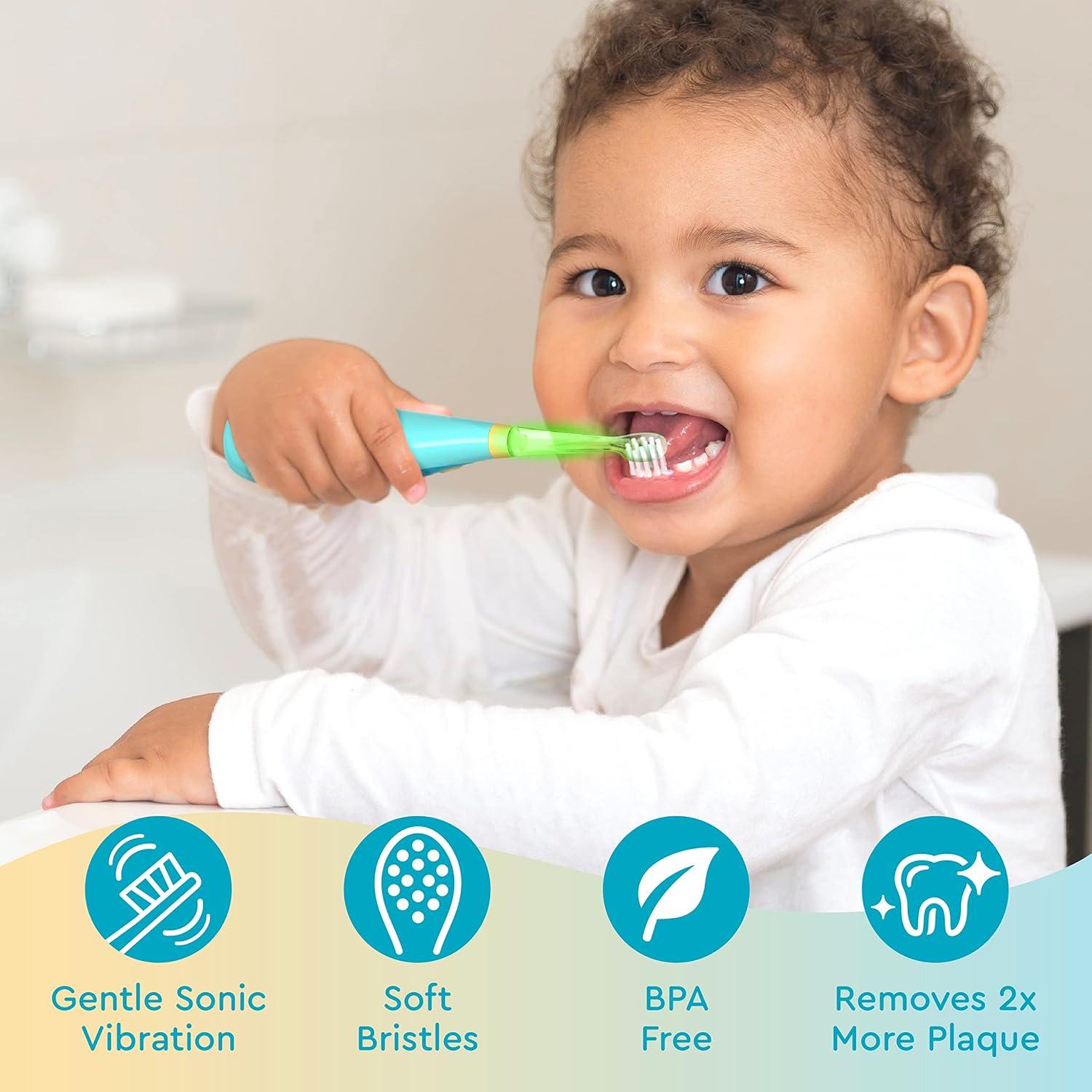 Cepillo de Dientes Sonic Brusheez Rex para Niños 1-3 Años