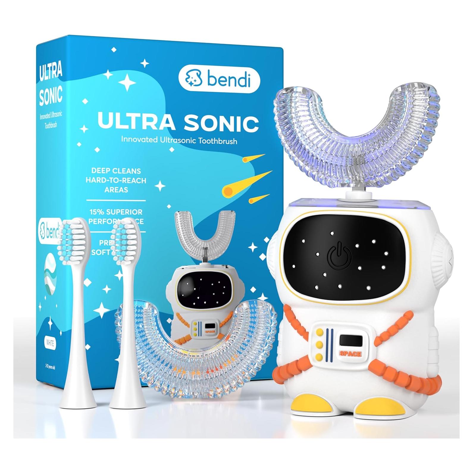 Cepillo de dientes eléctrico Bendi 360 U para niños 2-7 años