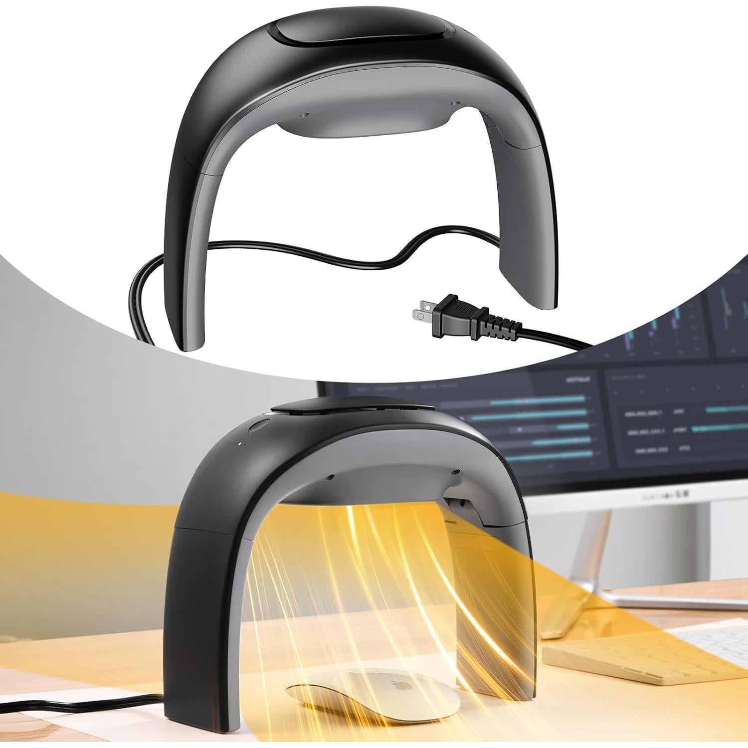 Almohadilla Térmica Eléctrica Plegable Nediea 100W Negro