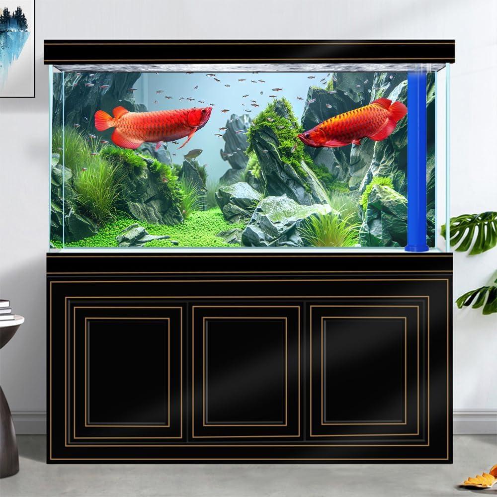 Fondo de Acuario Marino Dtekoj 120x60cm Rocas Verdes