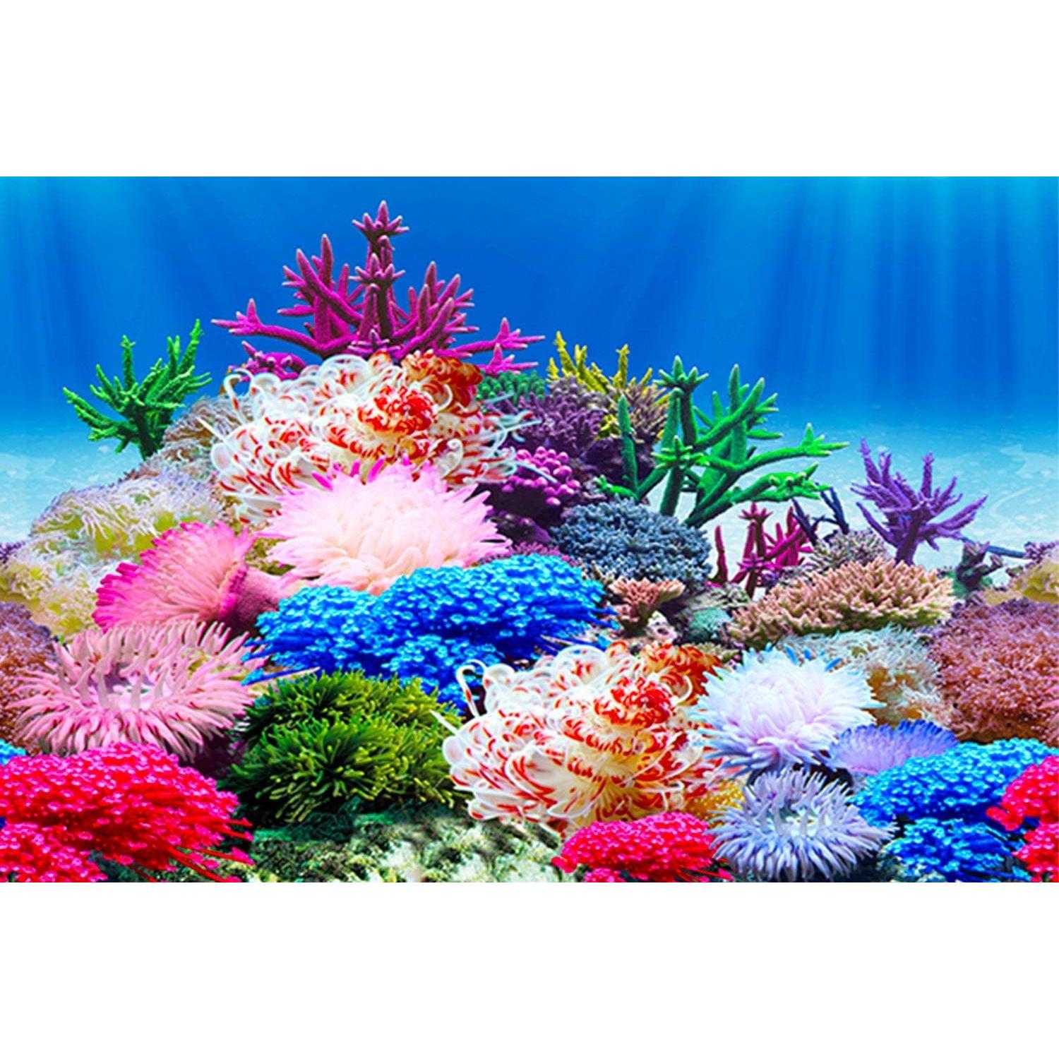 Fondo de Acuario Amalong Coral Submarino 38 x 25 cm