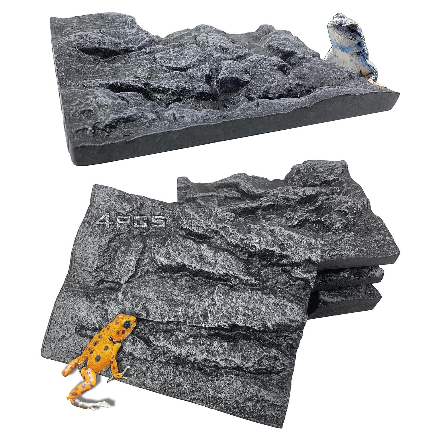 4 Paneles de Fondo 3D para Terrario Sysmashing 30x22.5cm