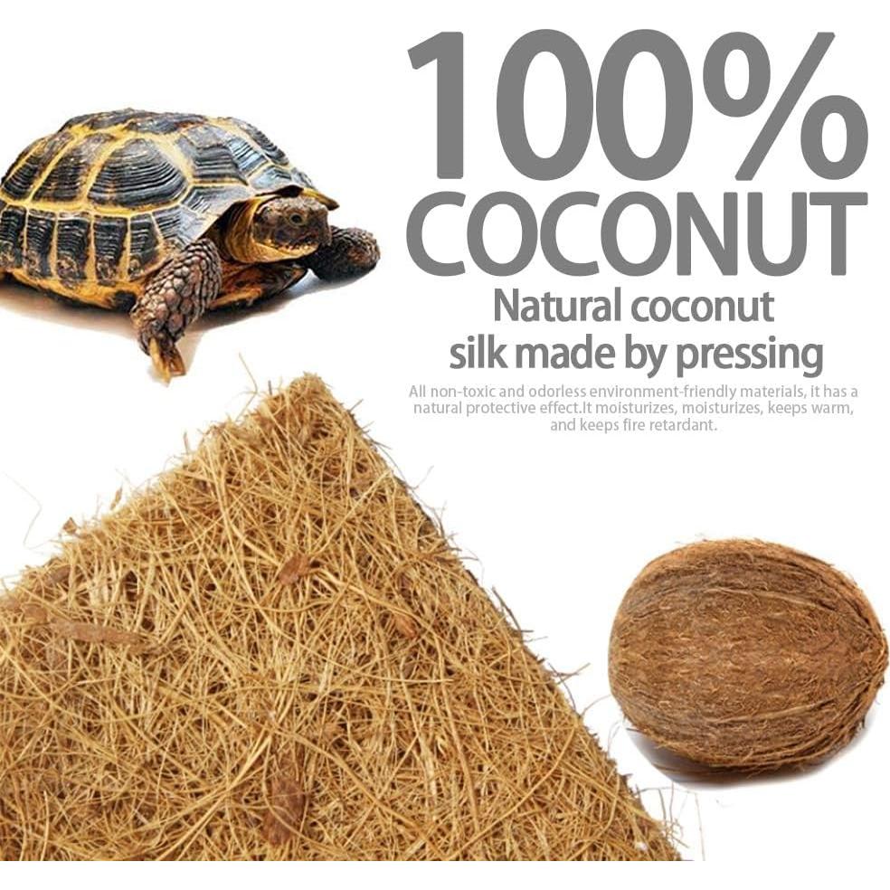 Alfombra de Coco Natural para Reptiles 35.4x15.7 cm BLSMU
