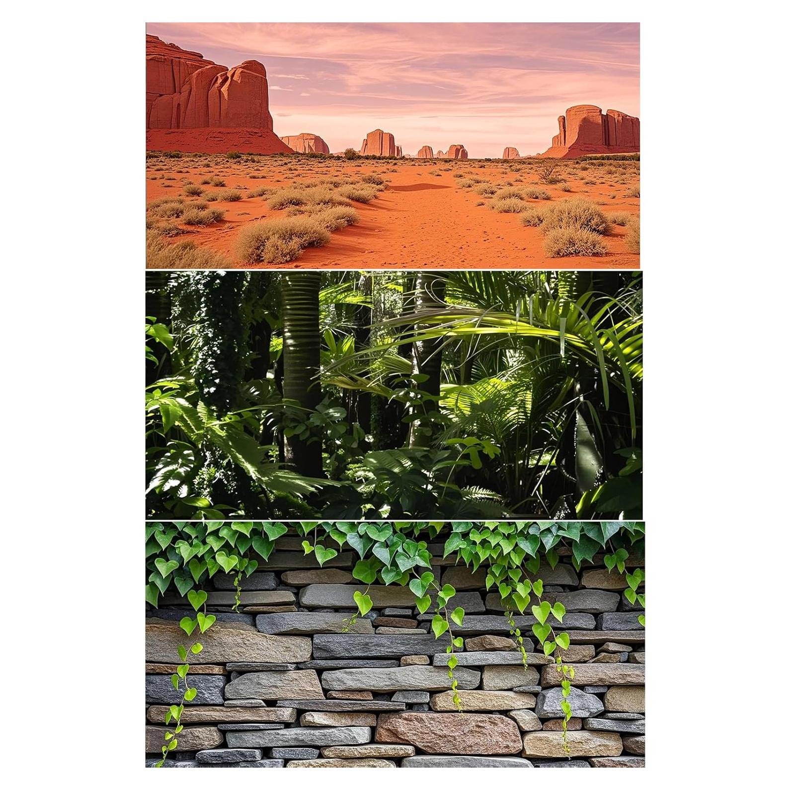 Fondo de Tanque para Reptiles Duedusto 3 Pcs 91x46 cm