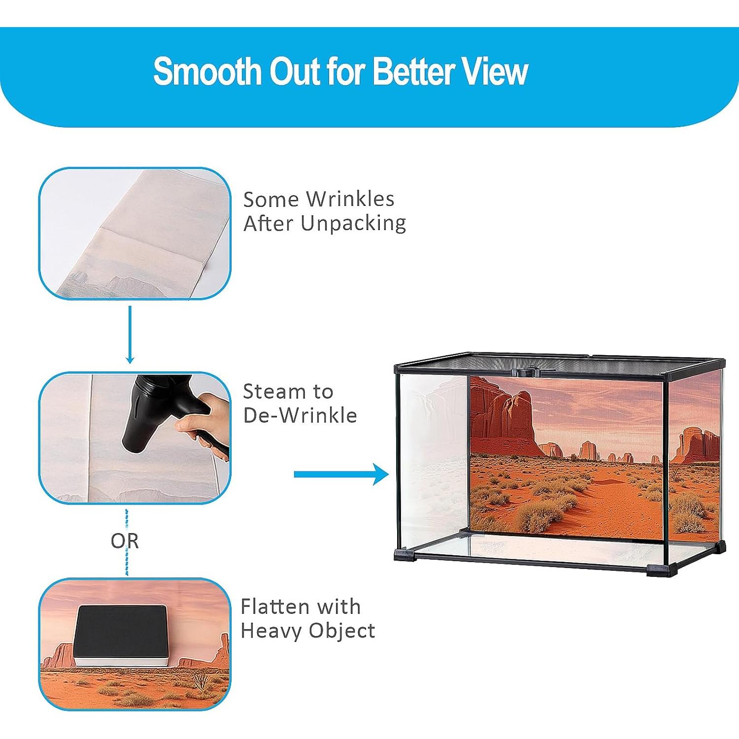 Fondo de Tanque para Reptiles Duedusto 3 Pcs 91x46 cm