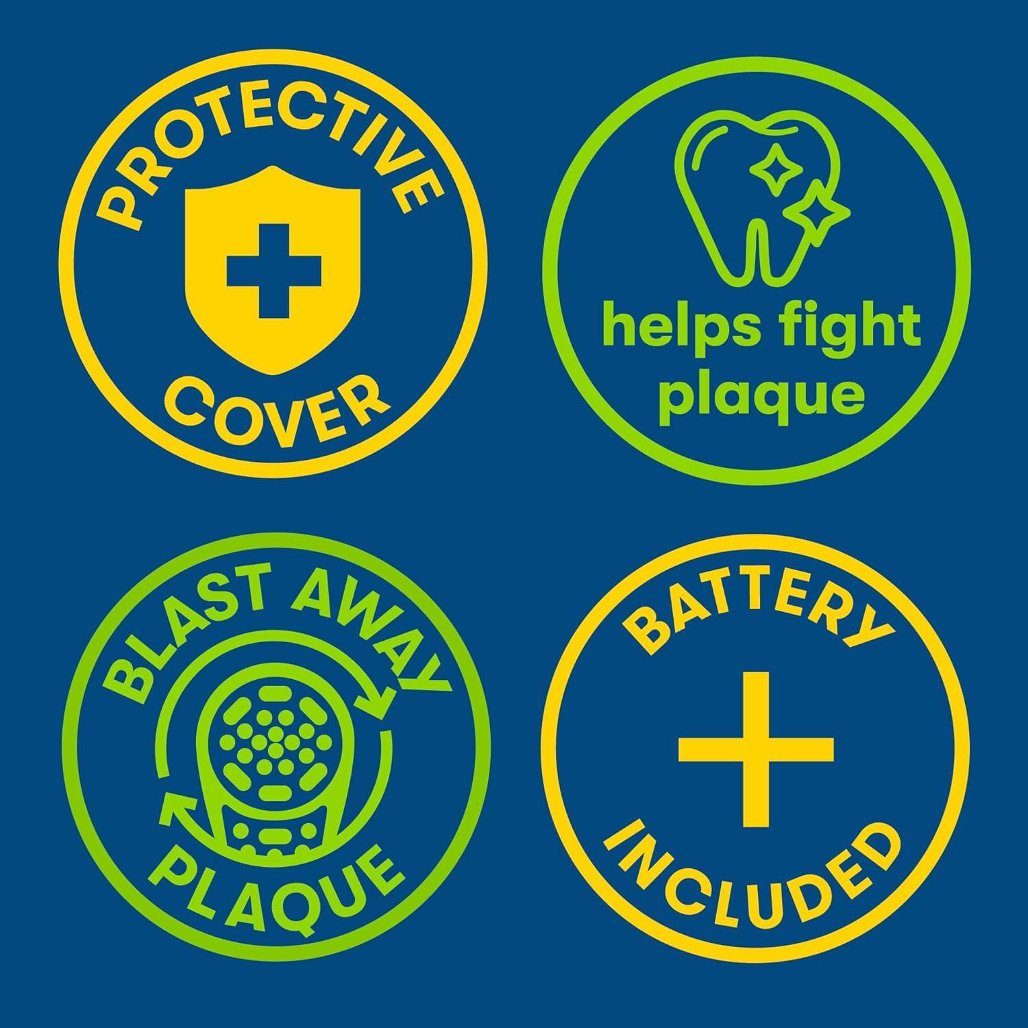 Cepillo de Dientes Eléctrico Firefly Tortugas Ninja 3D Cerdas Suaves