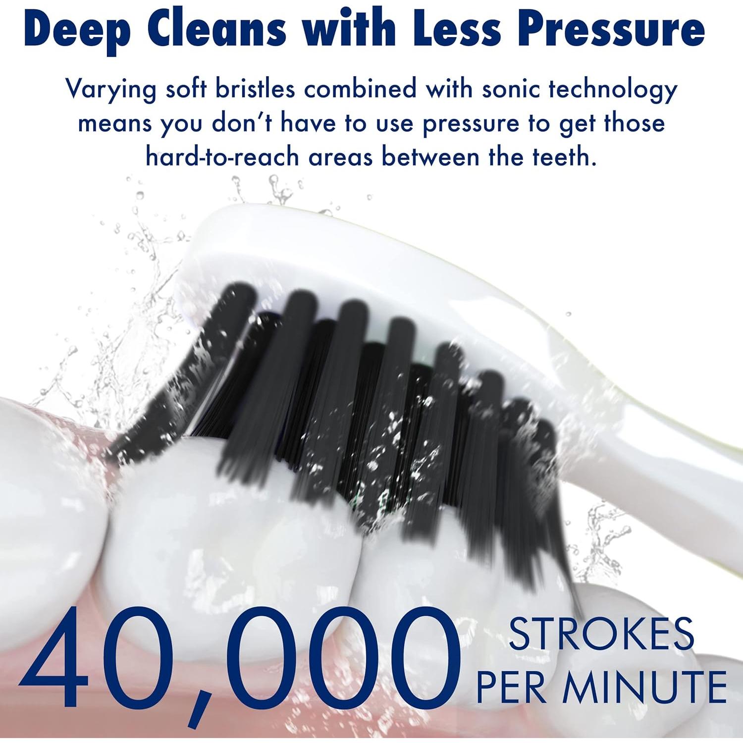 Cepillo de Dientes Eléctrico Sonic-FX Solo Blanco 3 Modos