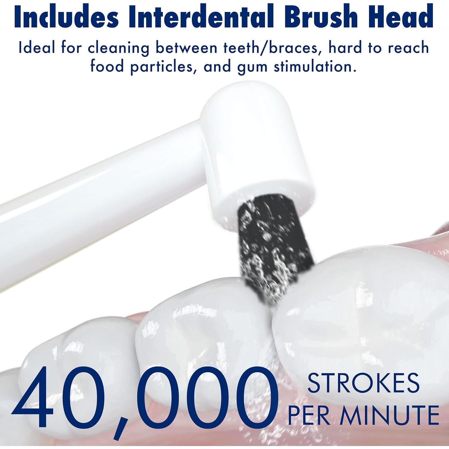 Cepillo de Dientes Eléctrico Sonic-FX Solo Blanco 3 Modos