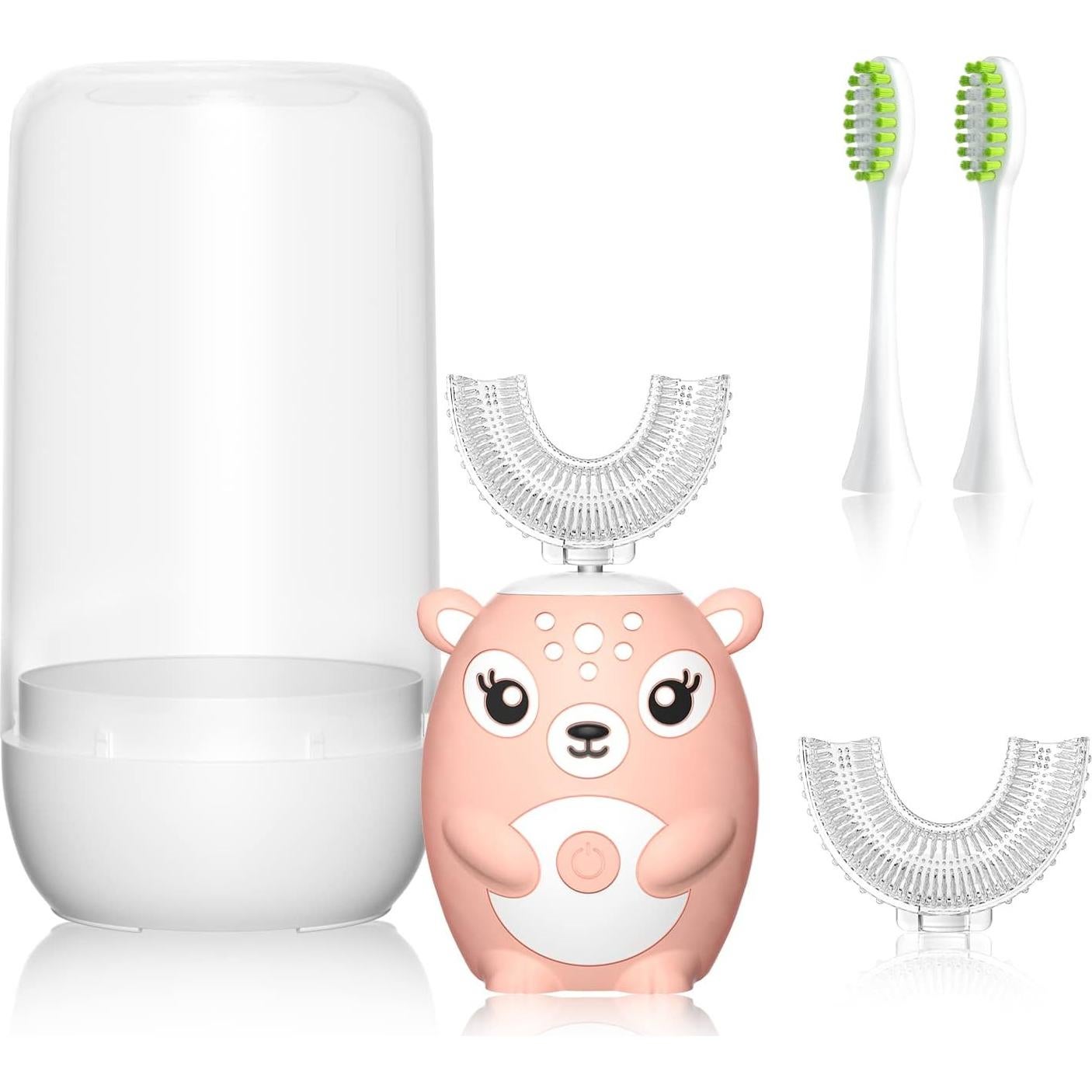 Cepillo de dientes eléctrico para niños JIANLEJIA rosa 2-6 años