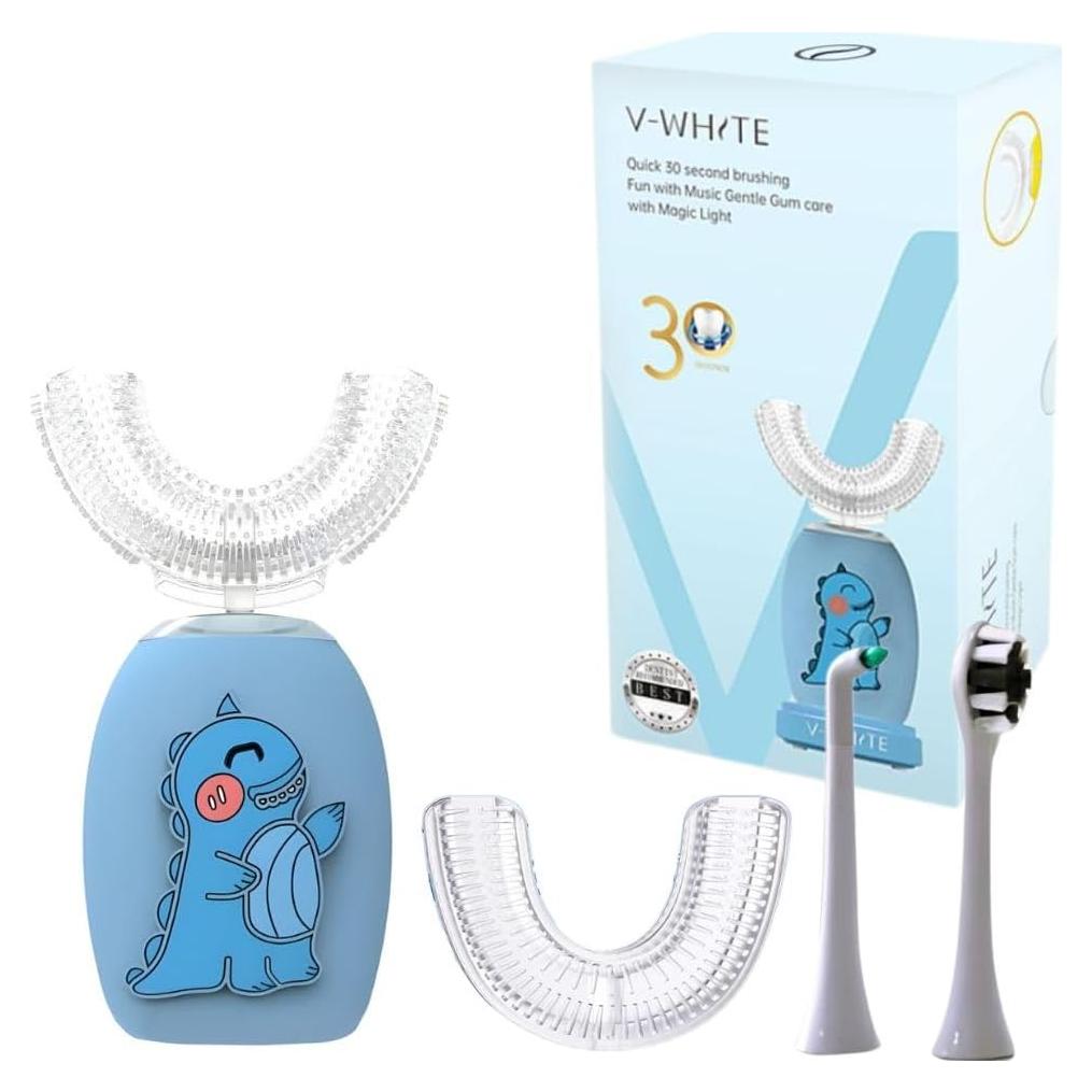 Cepillo de Dientes Eléctrico V-WHITE para Niños 360°
