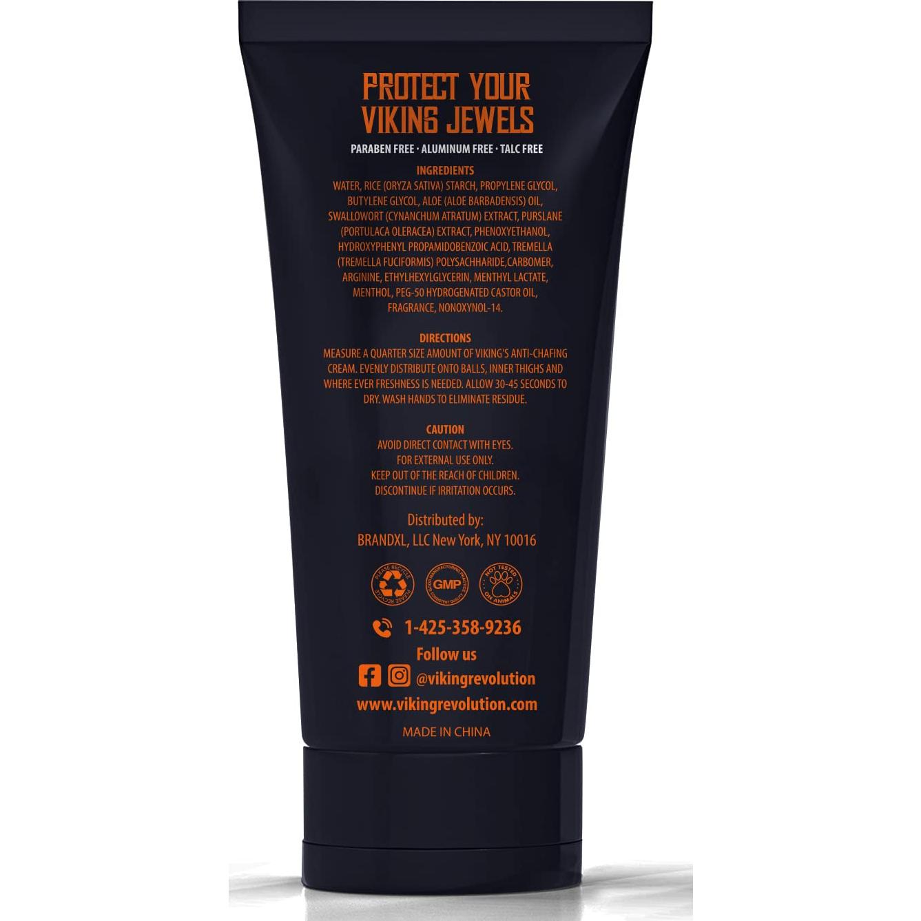 Desodorante para Hombres Viking Revolution 96g - Crema Anti Rozaduras