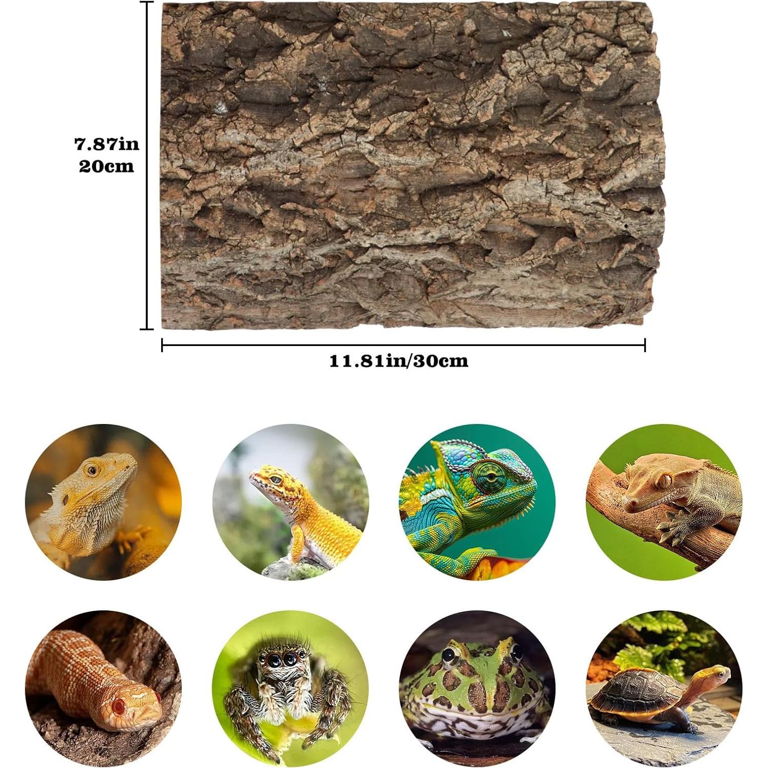 Paquete de 2 Fondos de Corteza de Corcho Jinkoozz 30x20 cm