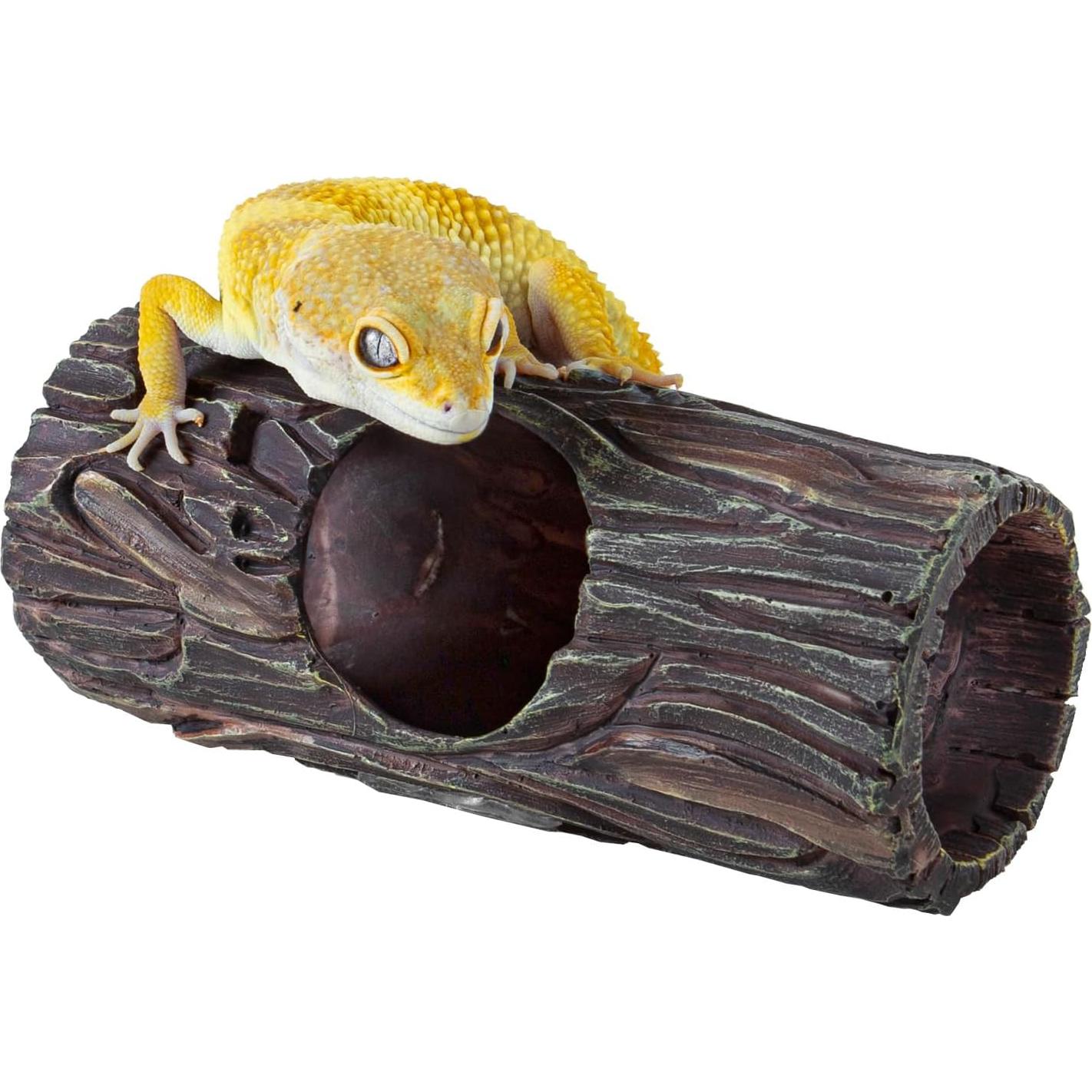 Cueva Oculta Magnética REPTIZOO para Reptiles 9x15.8 cm