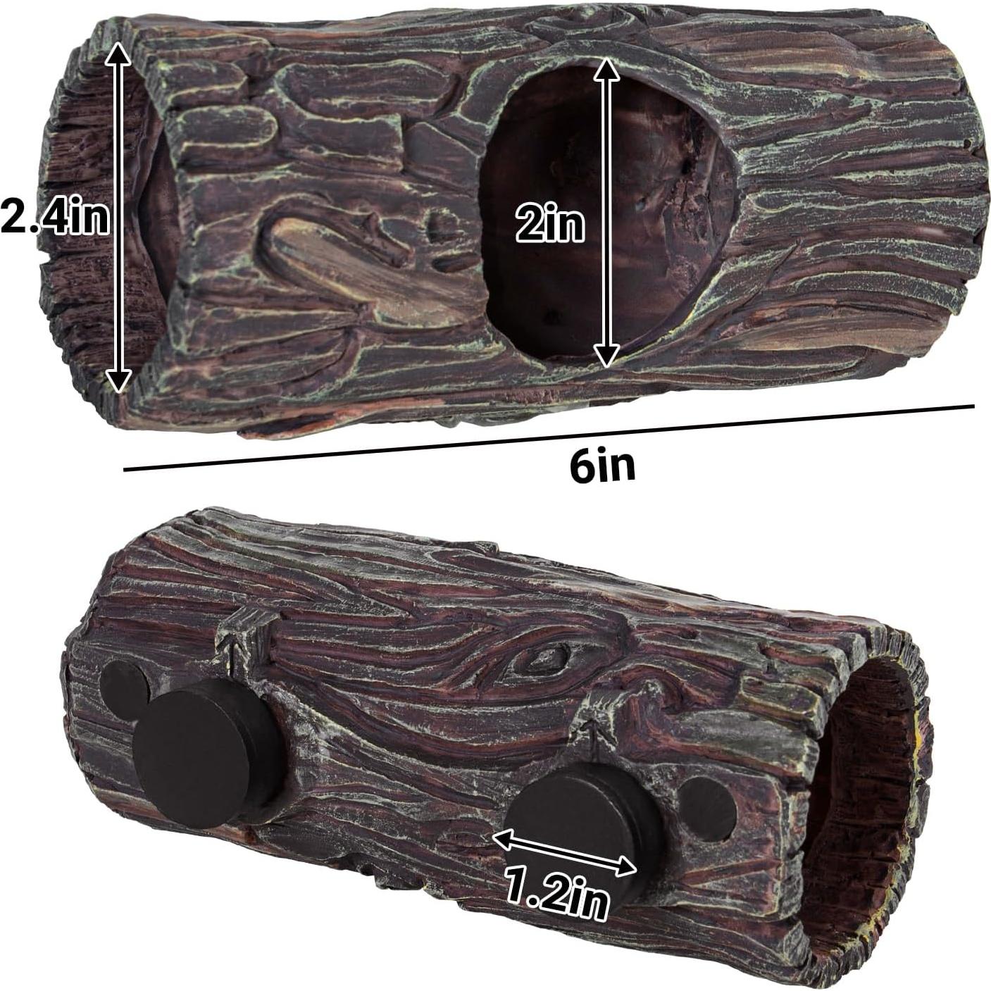 Cueva Oculta Magnética REPTIZOO para Reptiles 9x15.8 cm