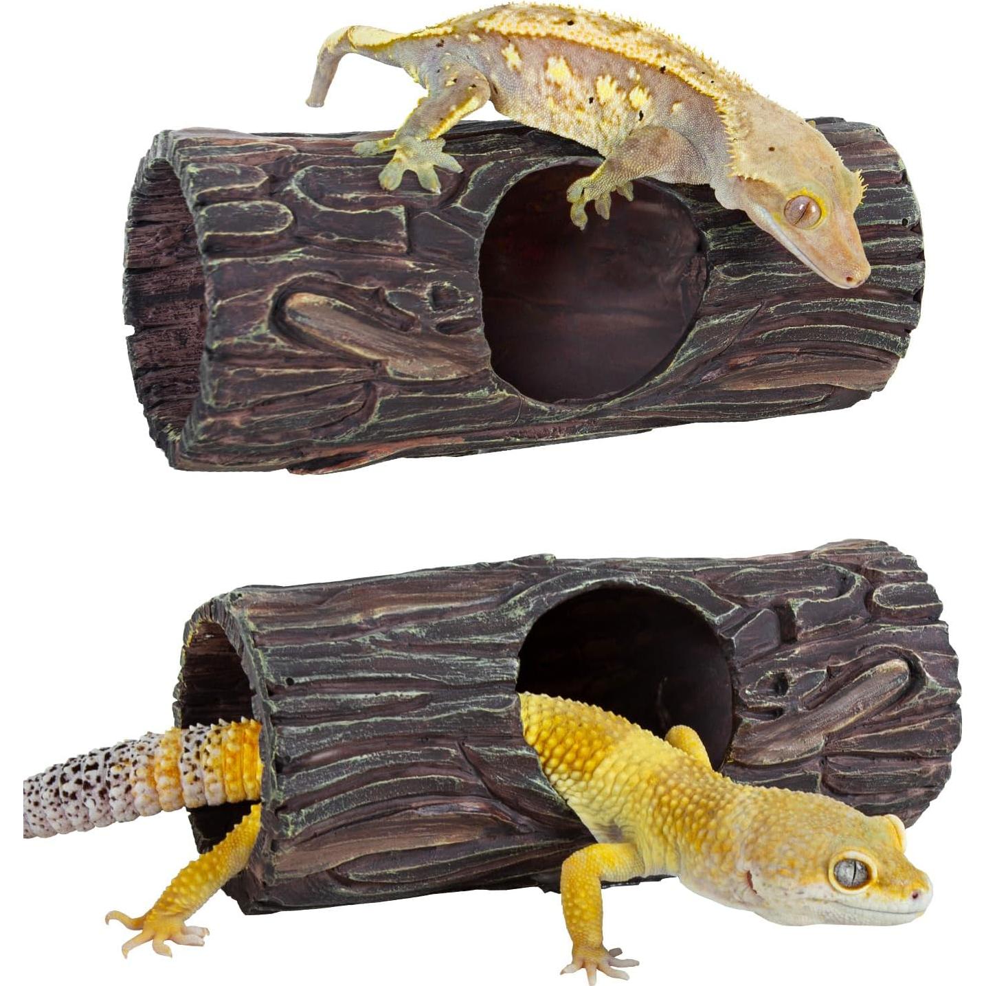 Cueva Oculta Magnética REPTIZOO para Reptiles 9x15.8 cm