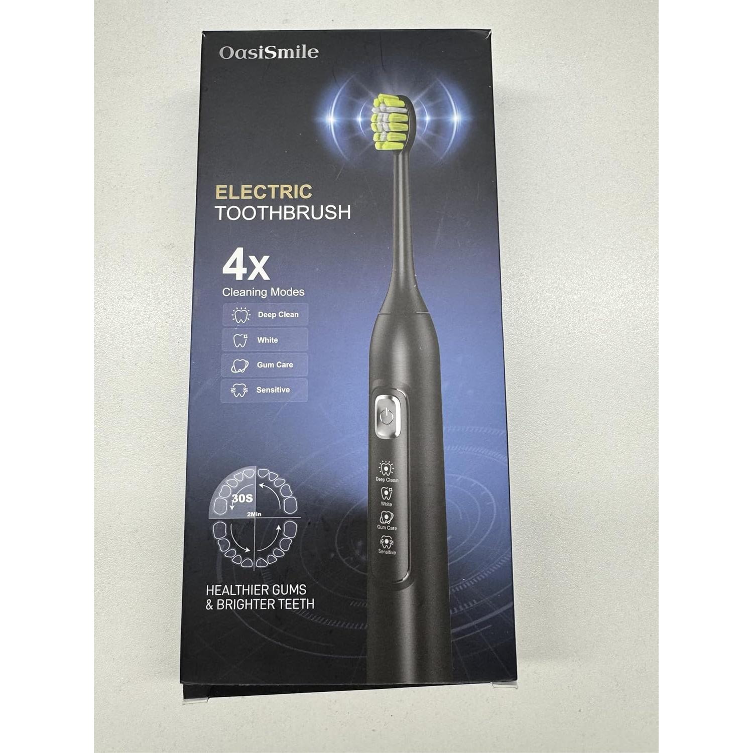 Cepillo de Dientes Eléctrico OasiSmile Y05 Azul 42000 VPM 6 Cabezas