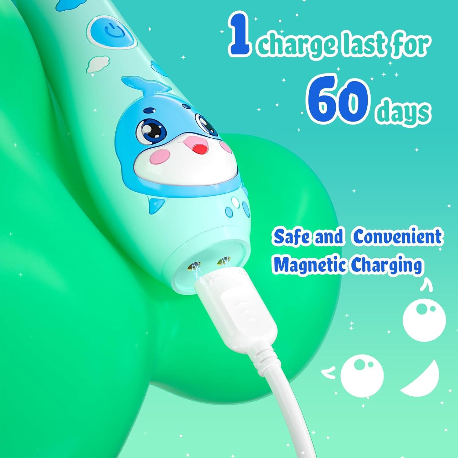 Cepillo de Dientes Eléctrico SEAGO SG-2139 para Niños Azul