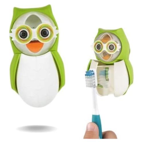 Cubierta para Cepillo de Dientes Flipper Verde con Ventosa