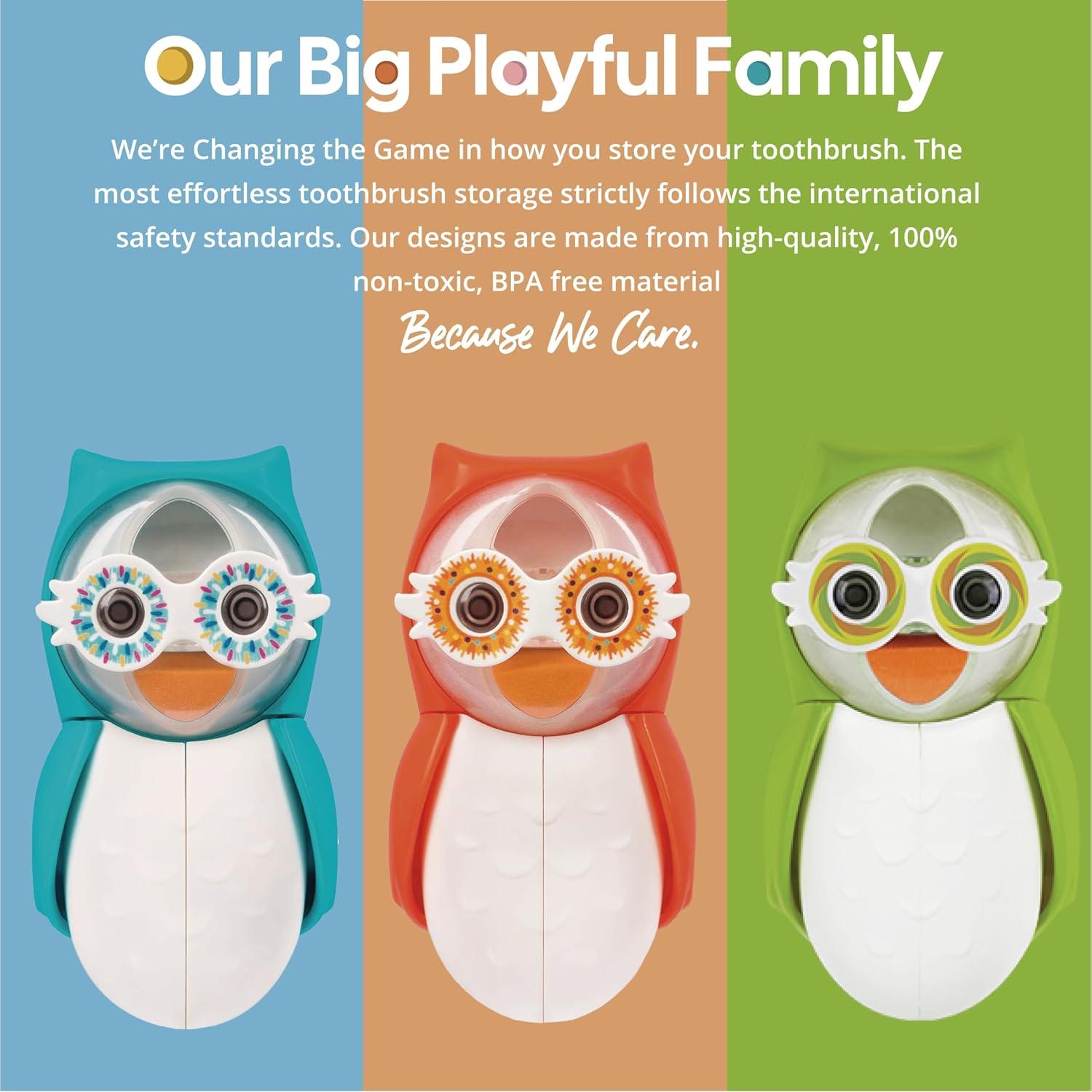 Cubierta para Cepillo de Dientes Flipper Verde con Ventosa