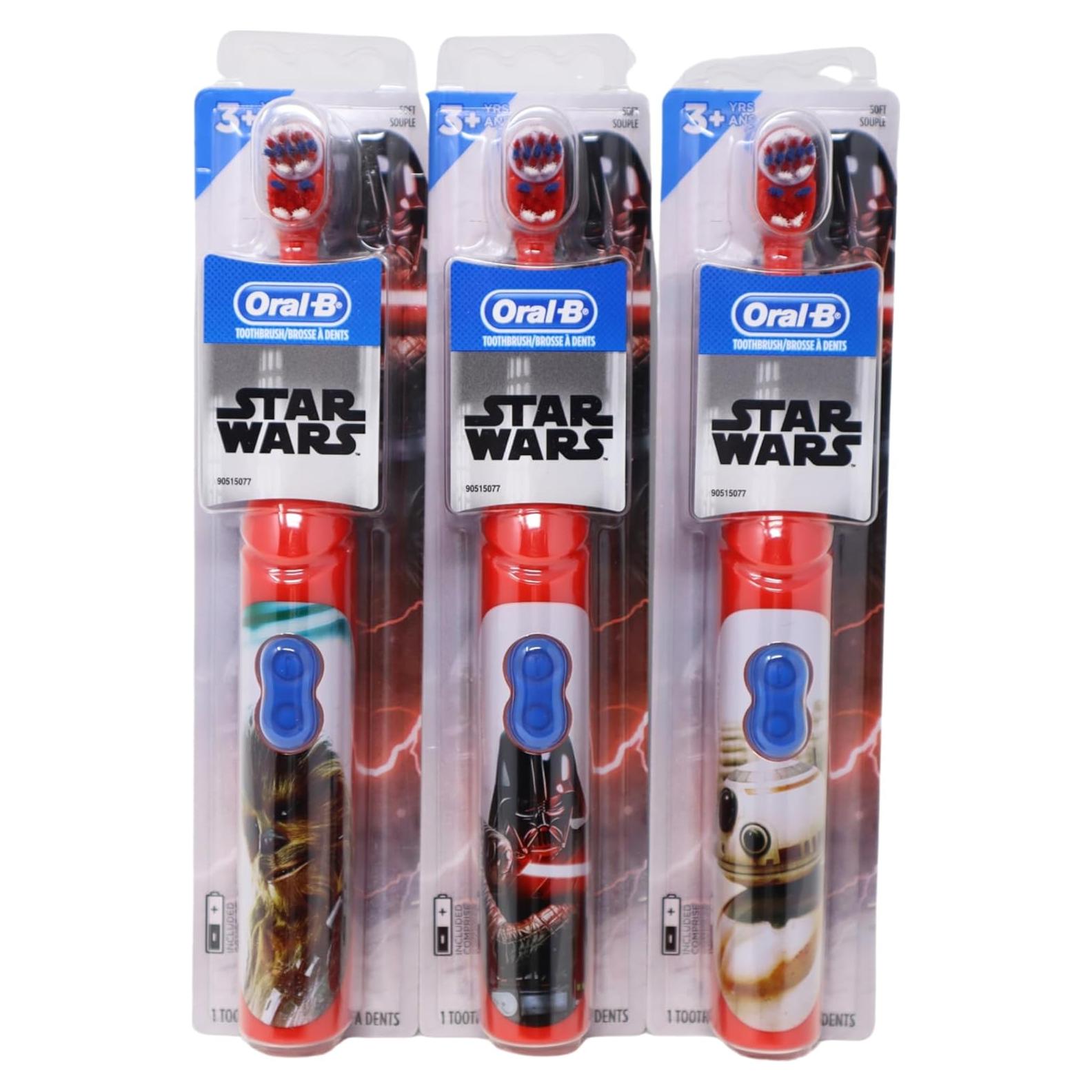 Cepillo de dientes eléctrico Oral-B para niños Star Wars - 3 unidades