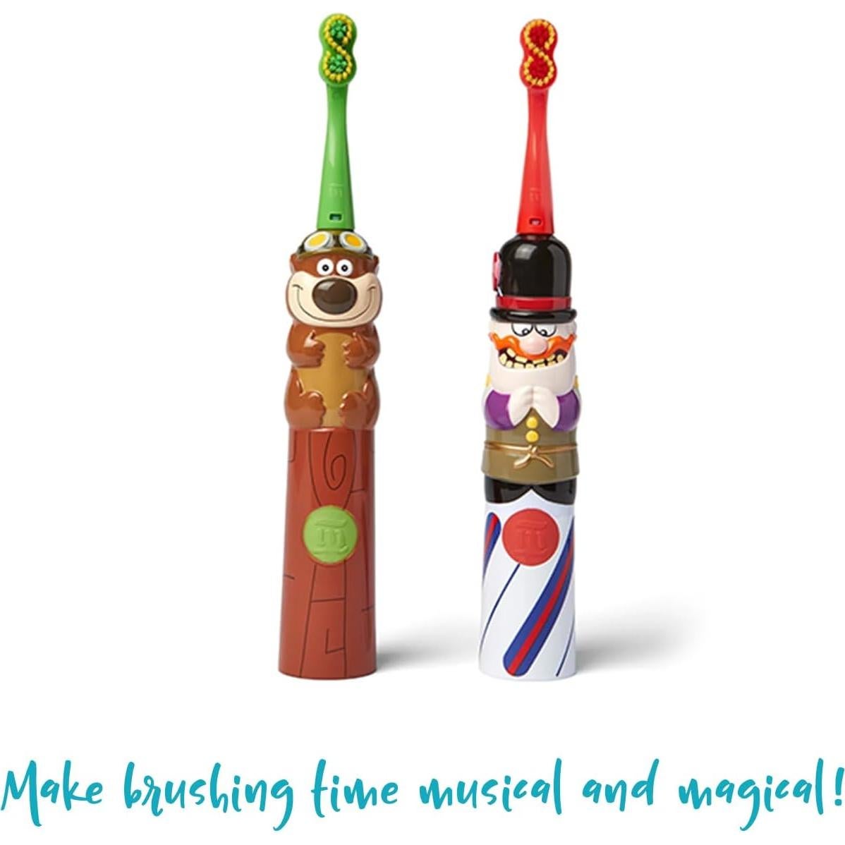 Cepillo de Dientes Sonic Musical SuperMouth para Niños 2-12 Años