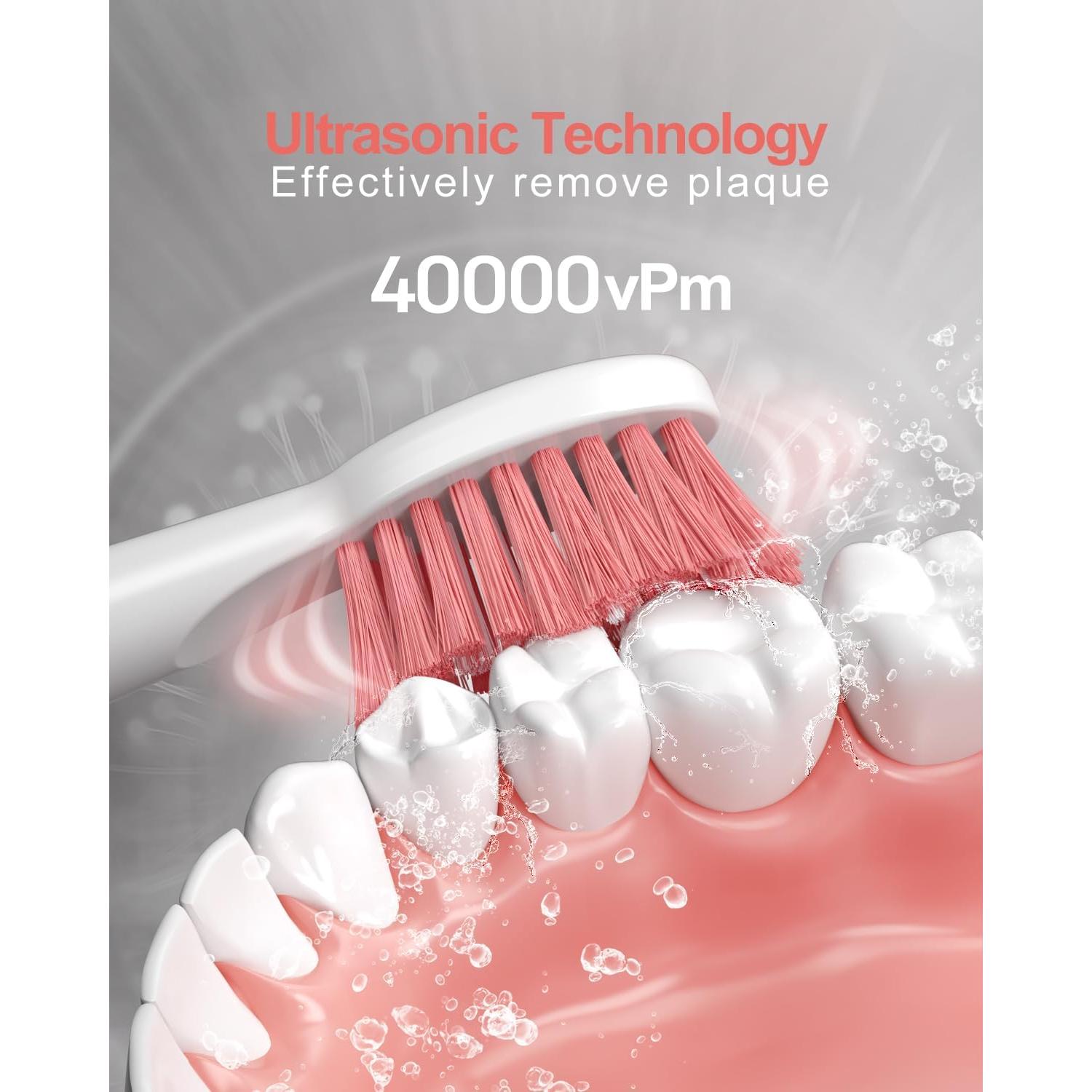 Cepillo de dientes eléctrico AJELU JP-ET-801-WHITE 38000VPM