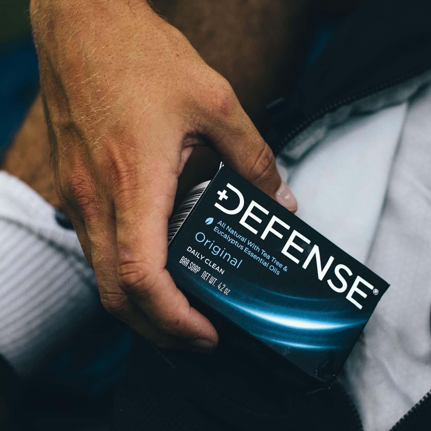 Jabón Natural Defense 120g - Aceite de Árbol de Té y Eucalipto