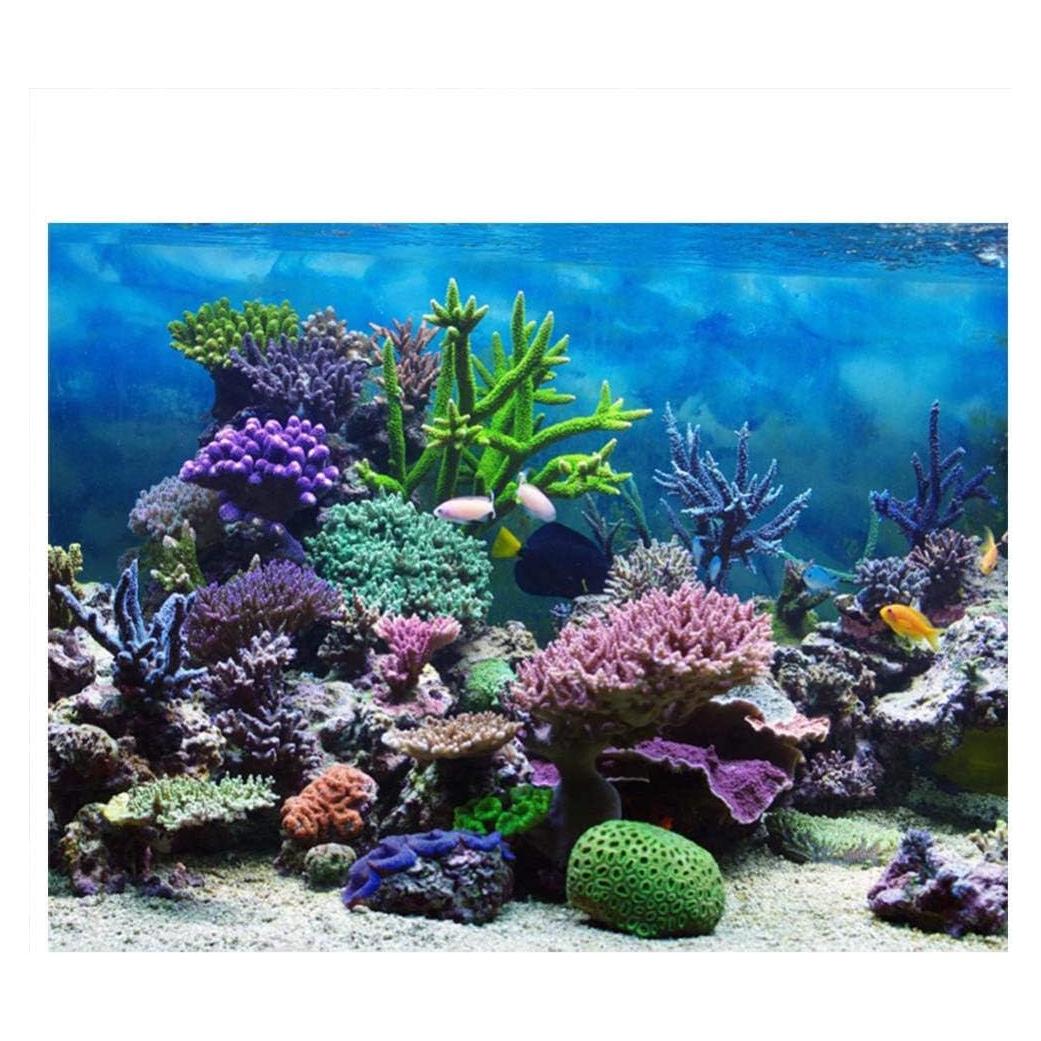 Póster de Acuario HEEPDD 61x41 cm PVC Autoadhesivo Colorido