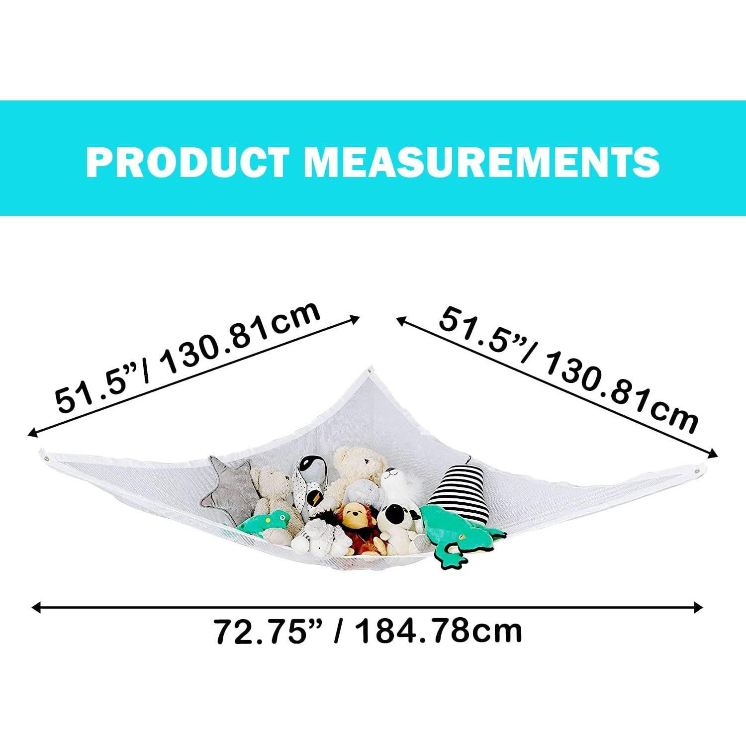Hamaca de Almacenamiento de Juguetes Little Chicks 185x130cm