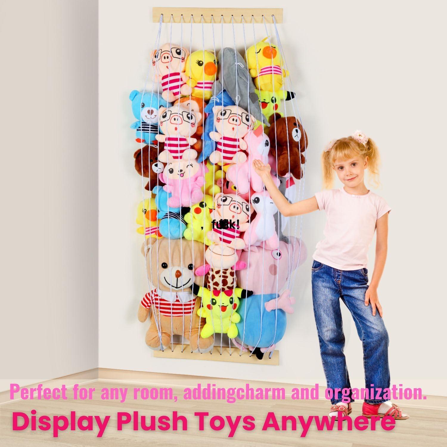 Hamaca Organizador de Peluches VOMELON Blanco 30kg