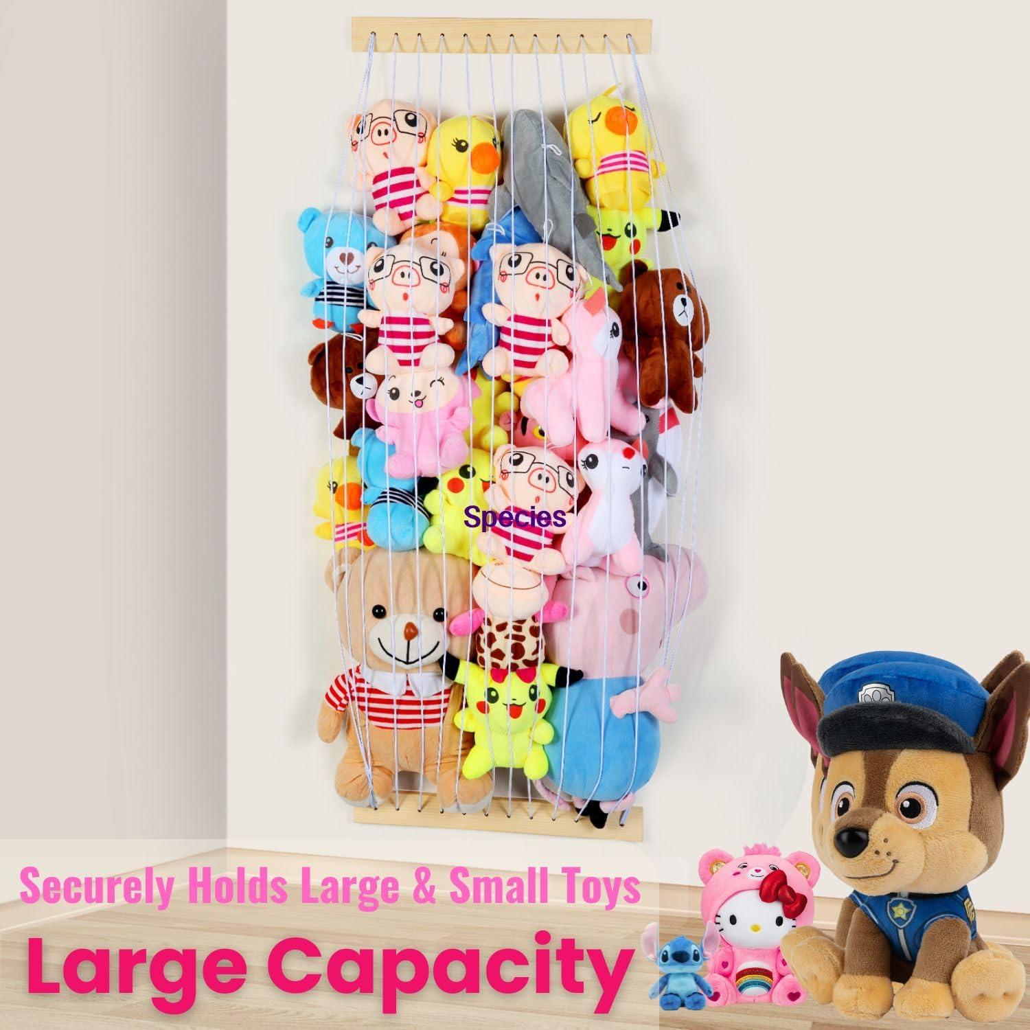 Hamaca Organizador de Peluches VOMELON Blanco 30kg