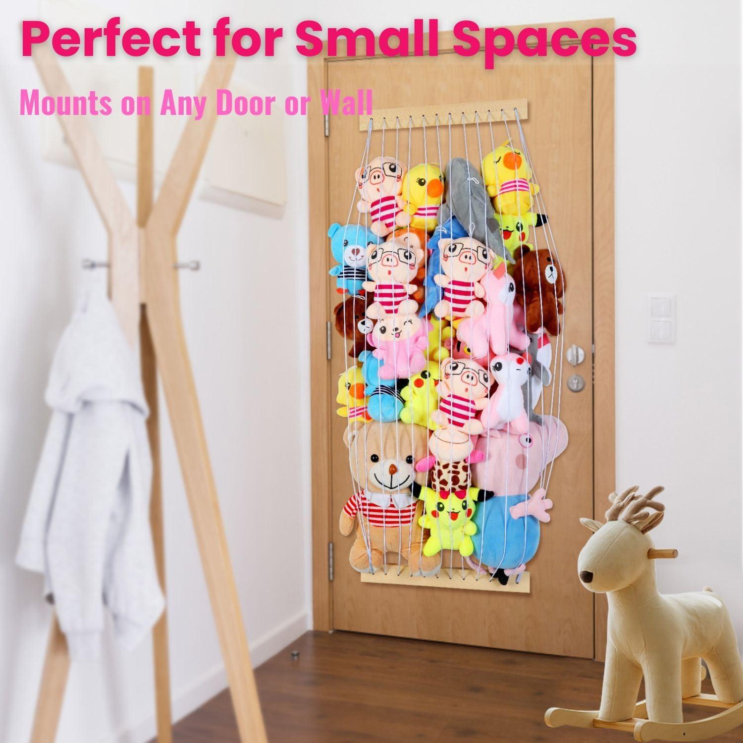 Hamaca Organizador de Peluches VOMELON Blanco 30kg