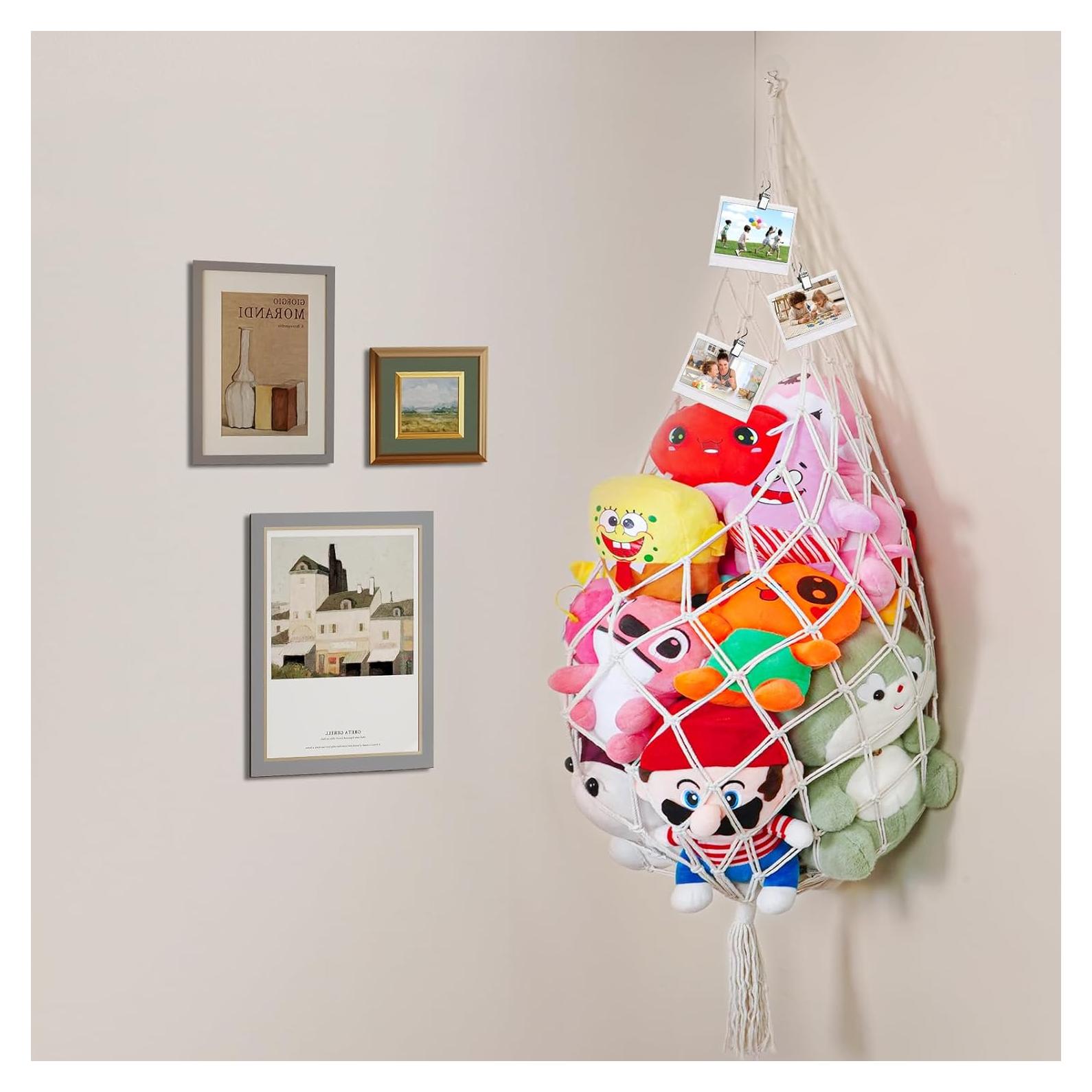 Organizador de Peluches CCYLTL Beige Triangular 160x109 cm