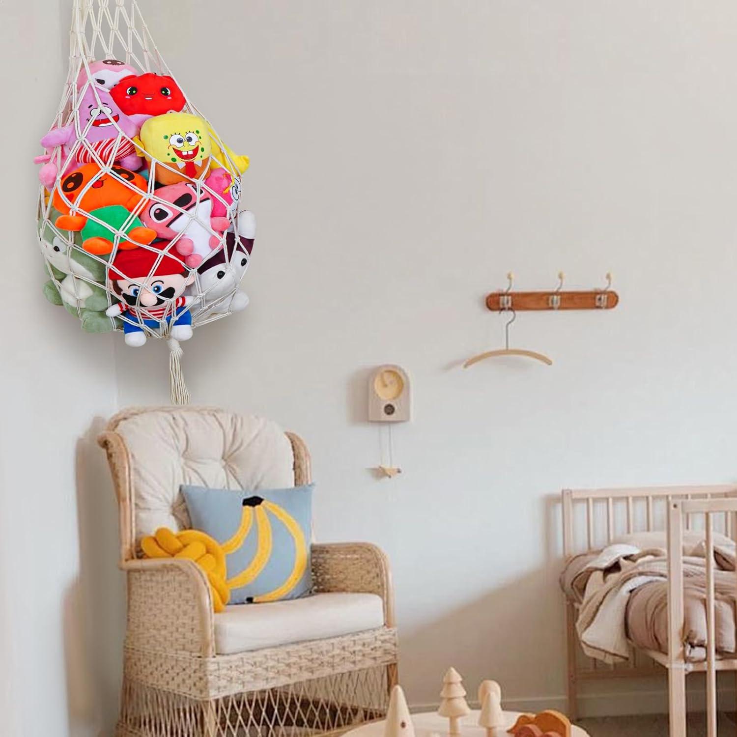 Organizador de Peluches CCYLTL Beige Triangular 160x109 cm