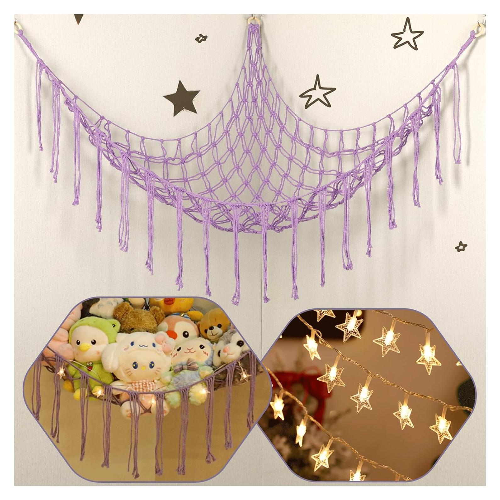 Hamaca de Animales de Peluche YELIENM con Luz LED 99x140 cm