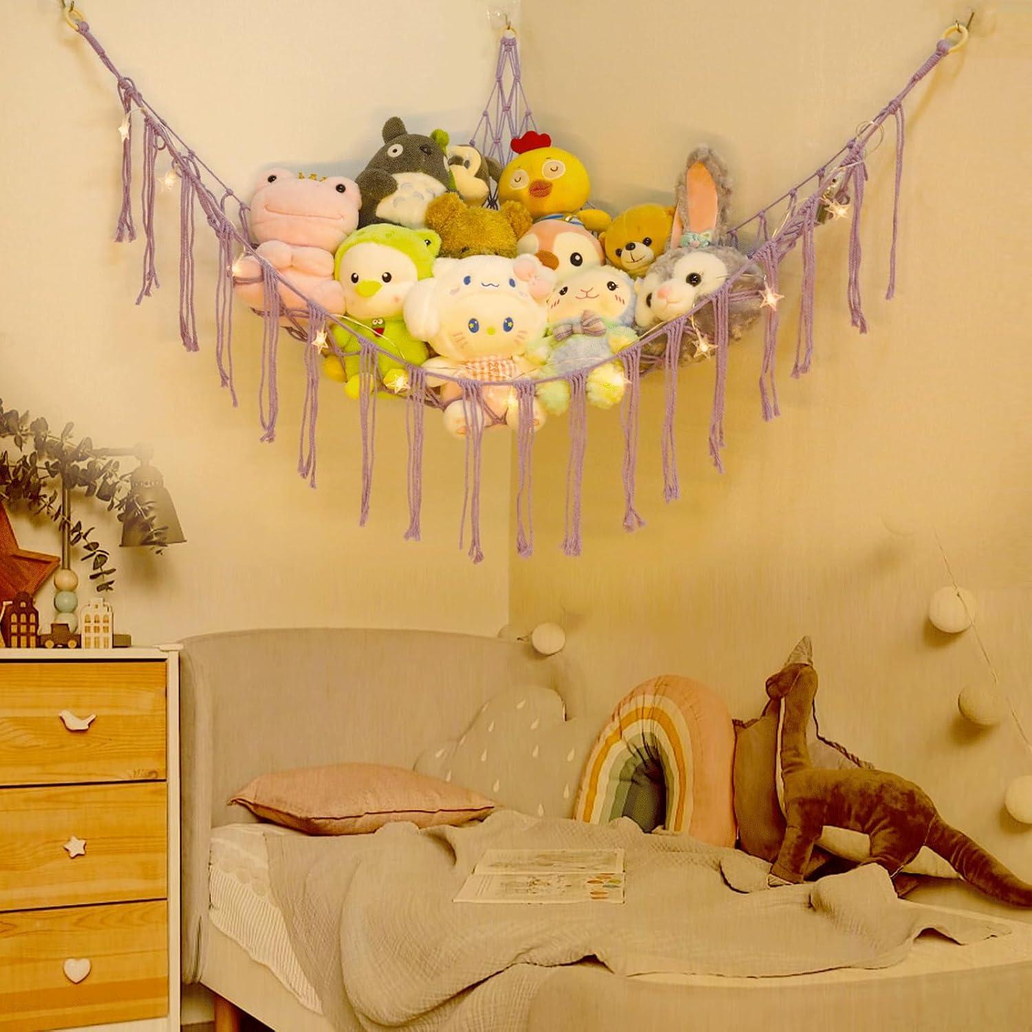 Hamaca de Animales de Peluche YELIENM con Luz LED 99x140 cm