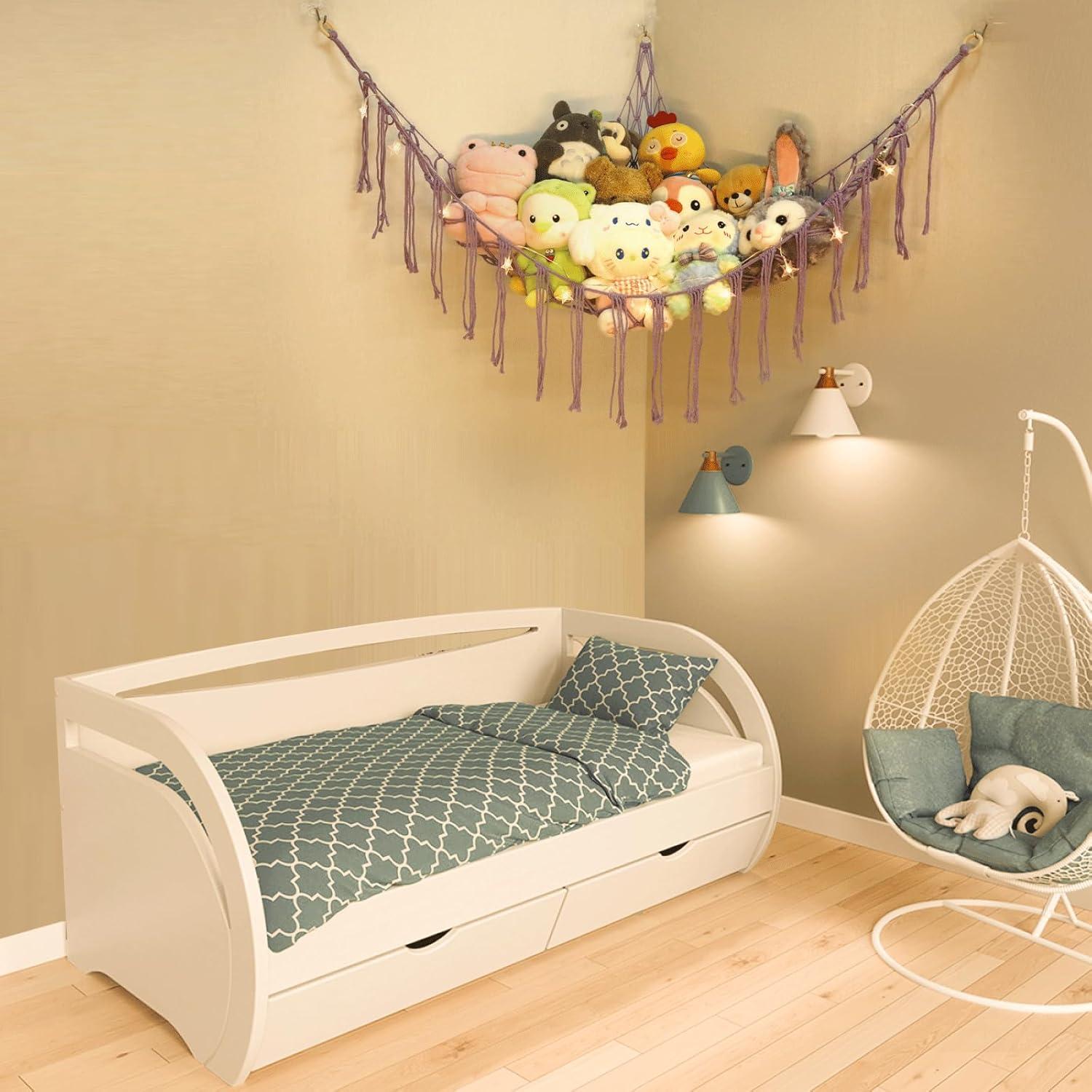 Hamaca de Animales de Peluche YELIENM con Luz LED 99x140 cm