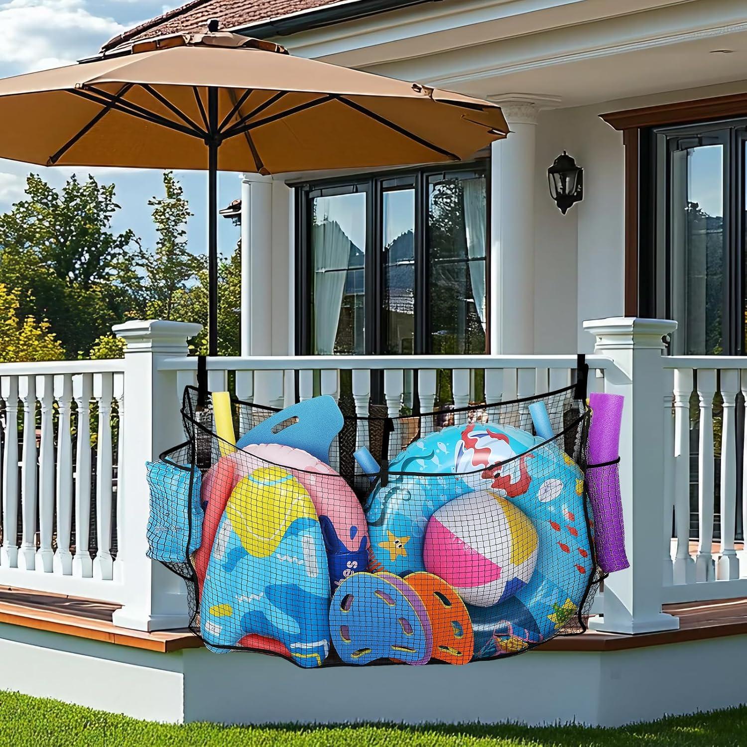 Organizador de Juguetes de Piscina Cosweet 149.86x29.97x85.09cm