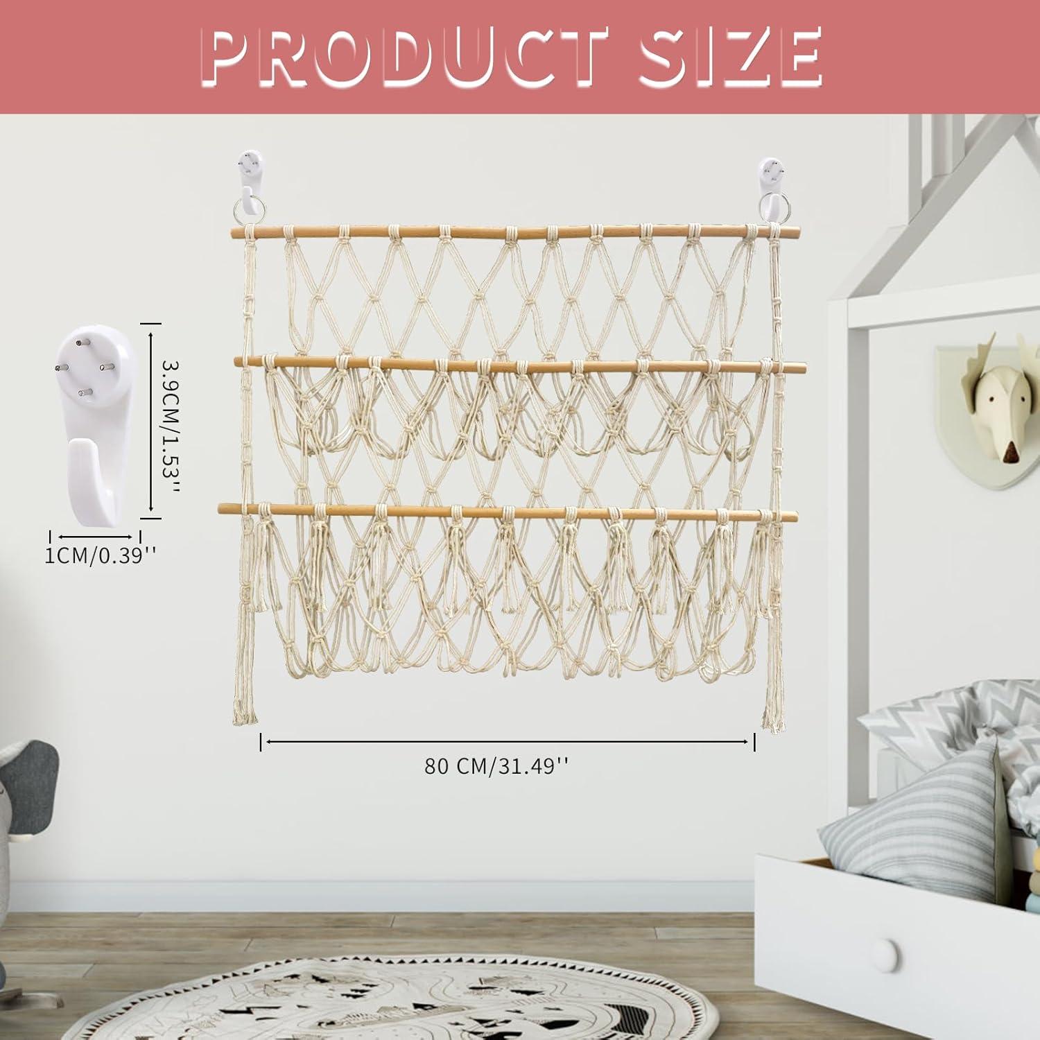 Hamaca de Juguetes de Peluche DOEGUAIY Beige 90x80 cm