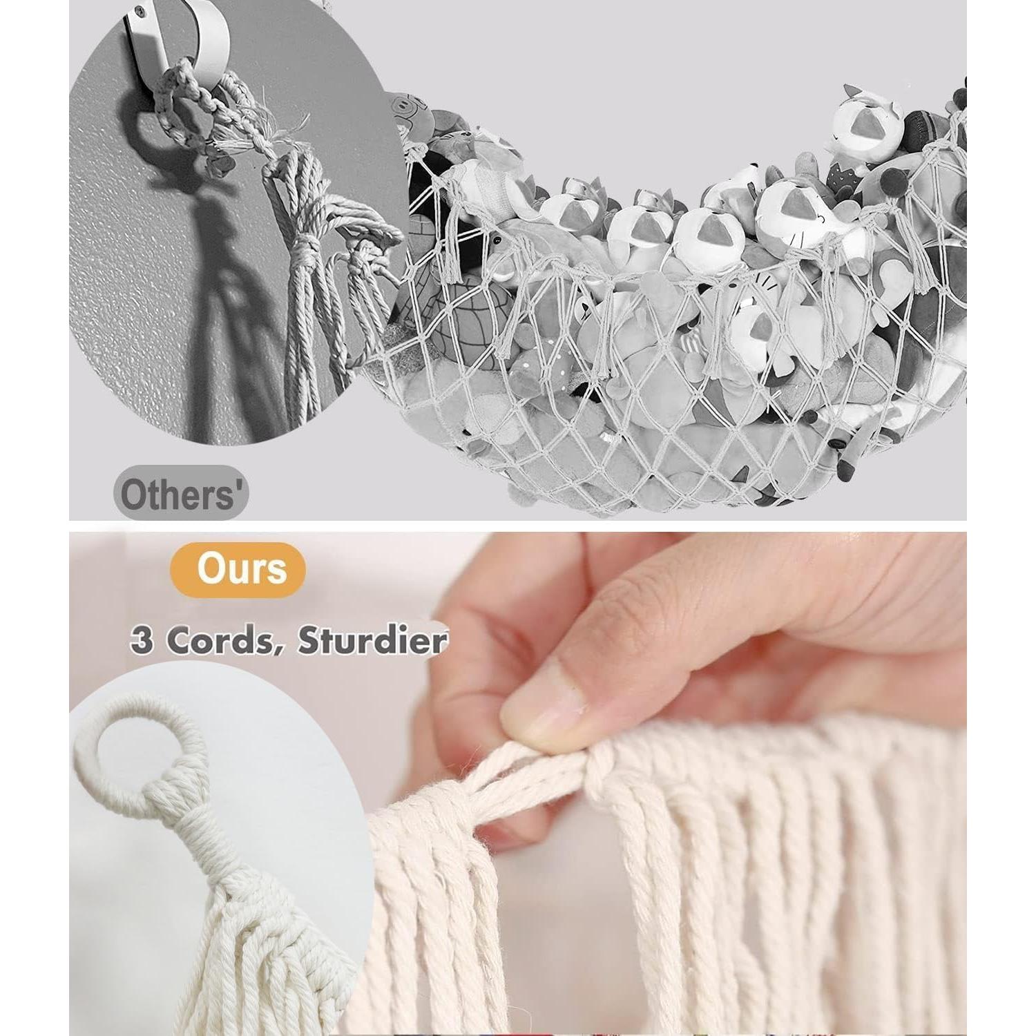 Hamaca de Peluches Extra Grande PrimZooty 160 cm Crema