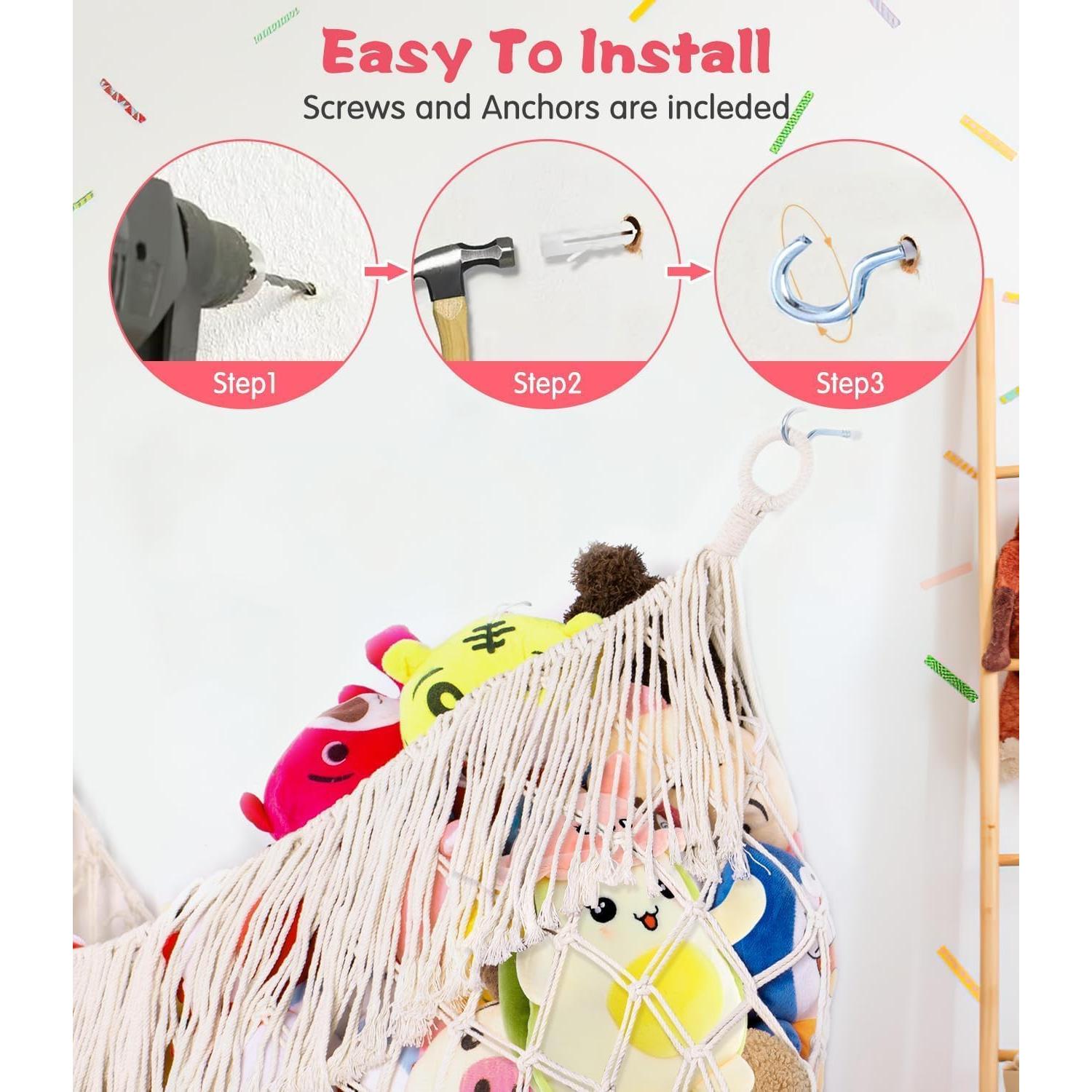 Hamaca de Peluches Extra Grande PrimZooty 160 cm Crema