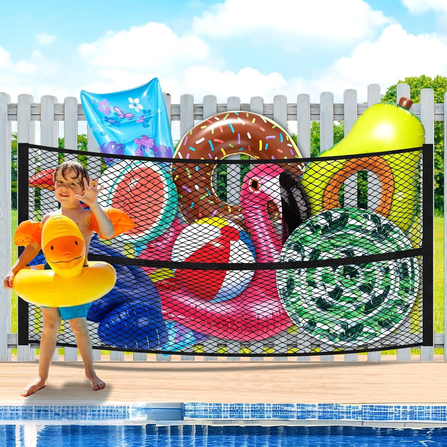 Red de Almacenamiento de Juguetes de Piscina DECOHS 180x120 cm