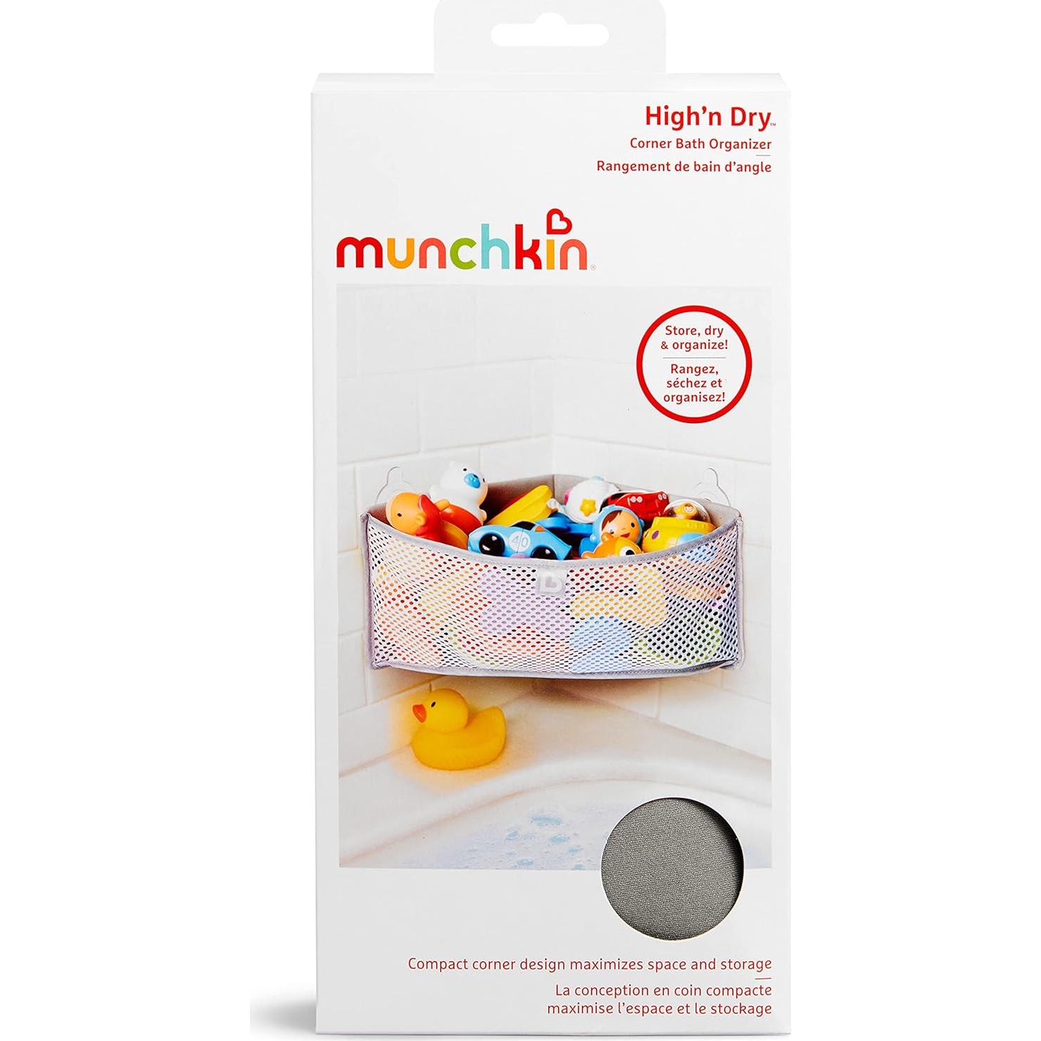 Organizador de Juguetes de Baño Munchkin High'n Dry Gris