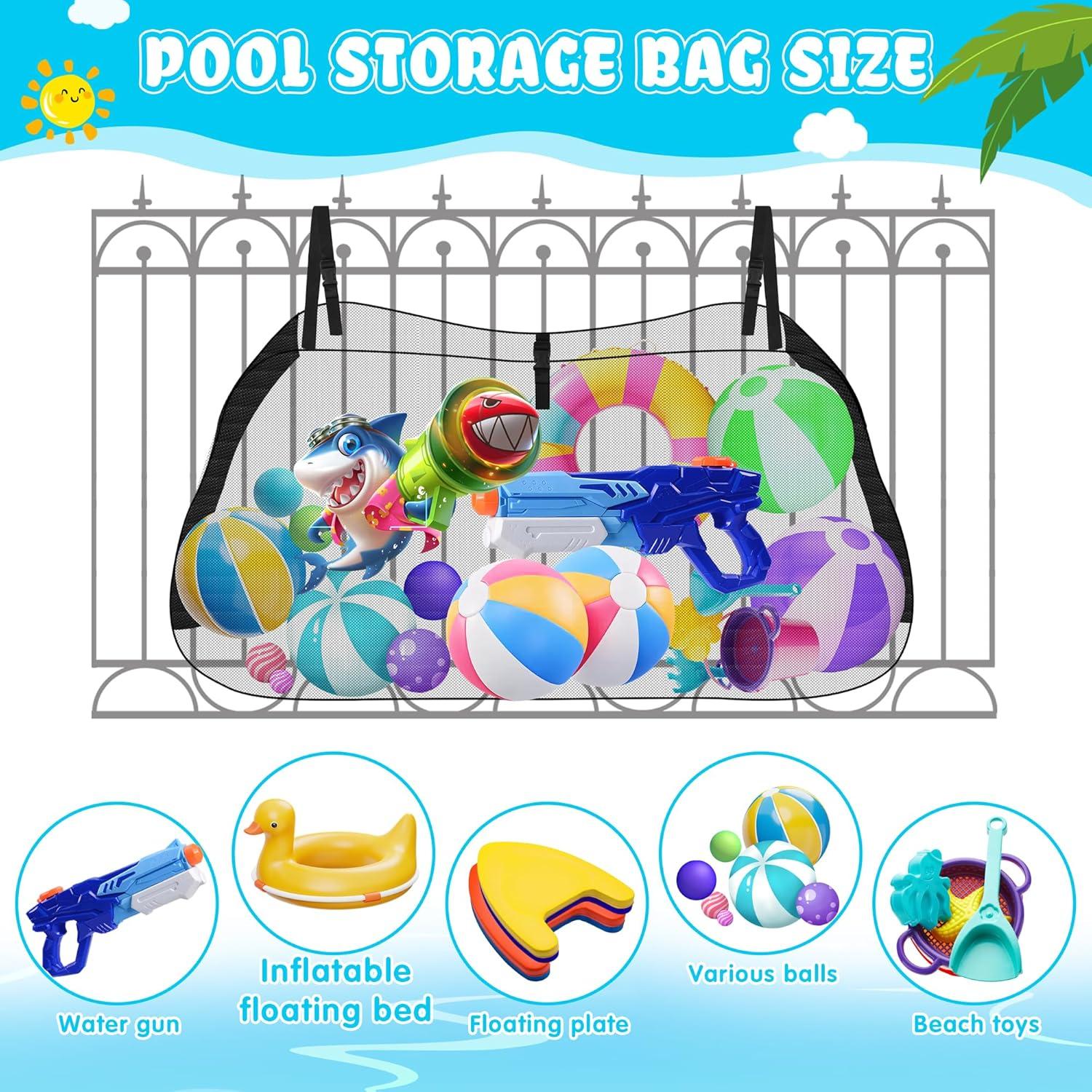 Bolsa de Almacenamiento para Piscina Whmayai con 2 Bolsillos