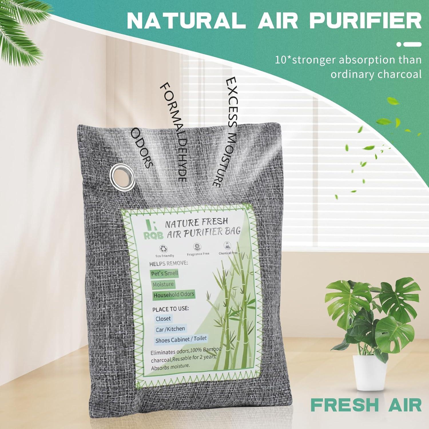 Paquete de 6 Bolsas de Carbón Activado Nature Fresh 200g