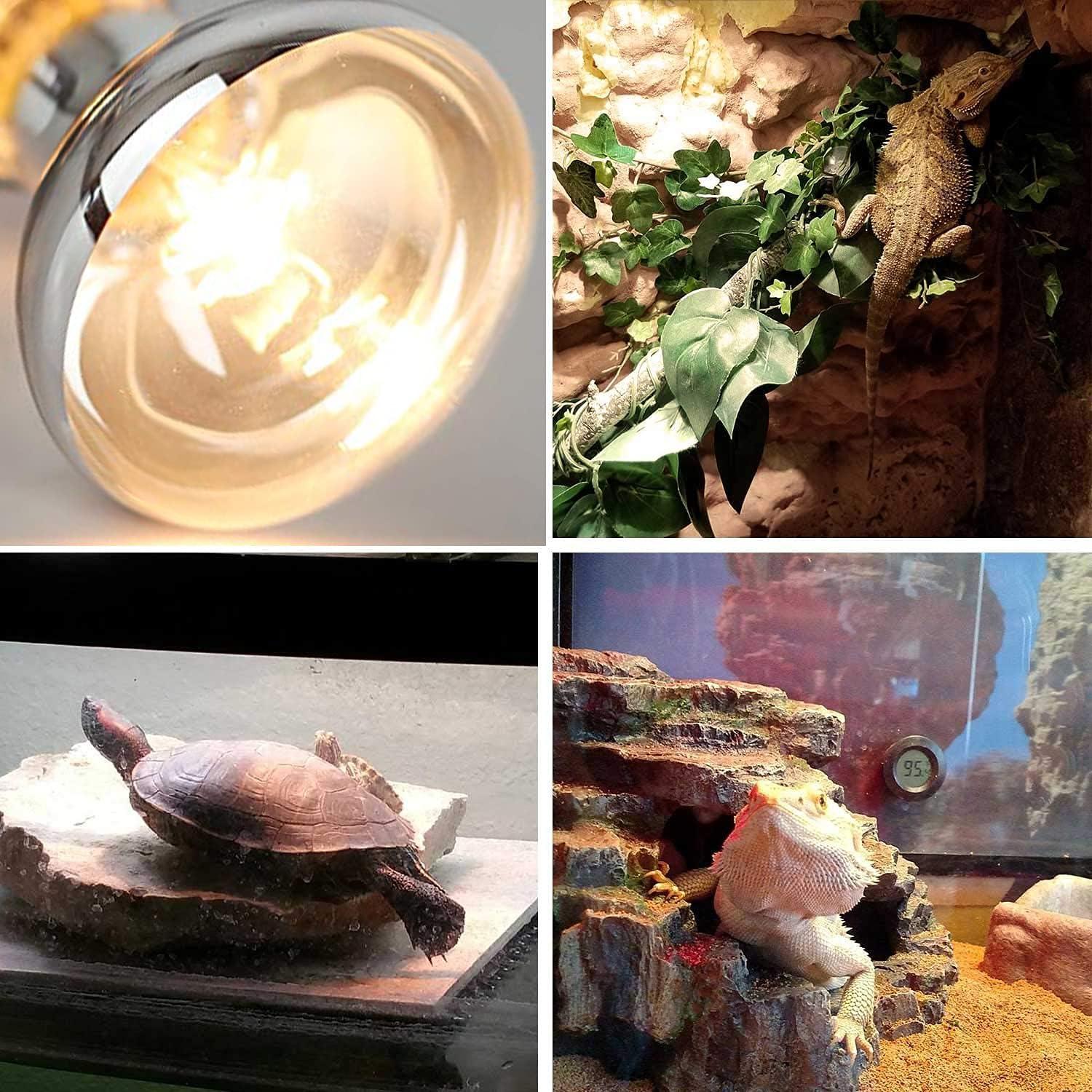 Bombilla de Calor para Reptiles MIXJOY 160W UVA UVB 11.5cm