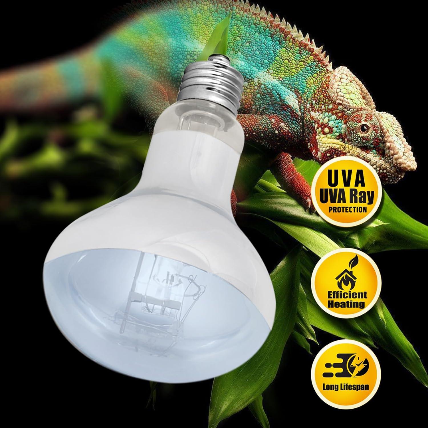 Bombillas de Calor UVA y Infrarrojas para Reptiles 100W - Waazoorep