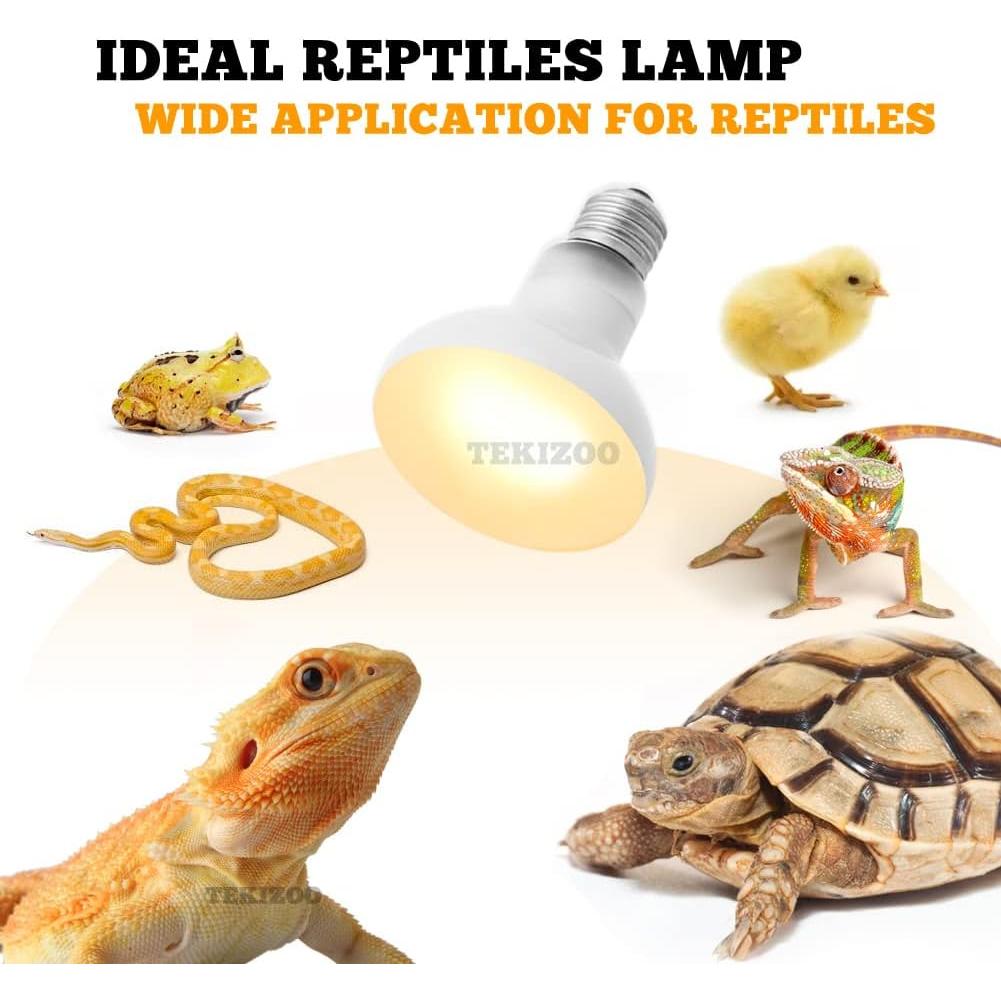 Bombillas de Calor Diurna TEKIZOO 100W para Reptiles (2 Pack)