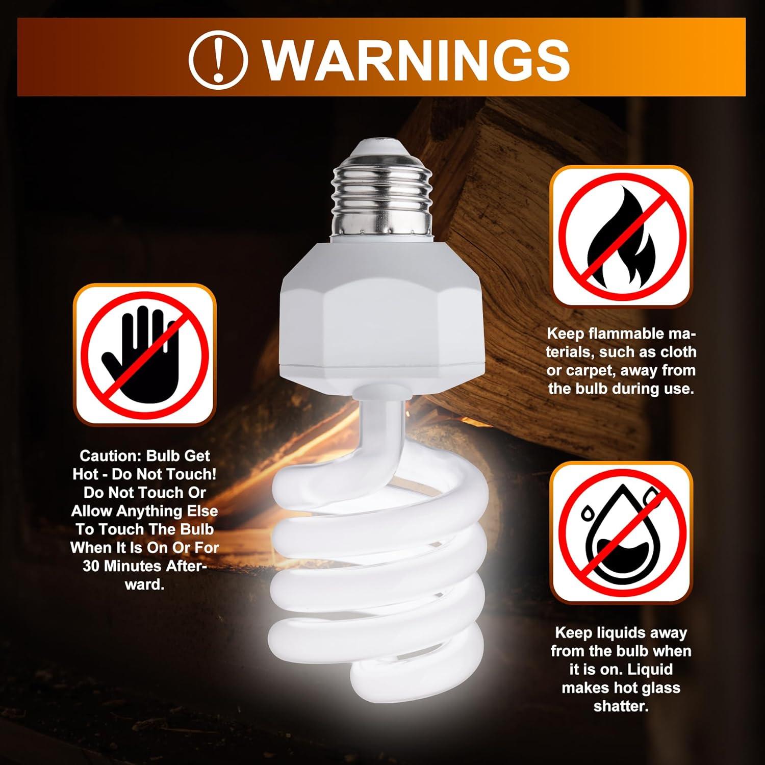 Bombilla UVB 10.0 Jugbuy 23W para Reptiles - Paquete de 2